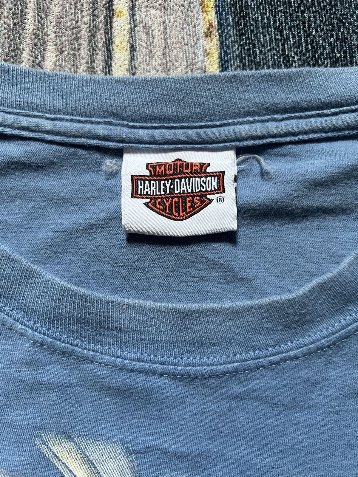 Harley Davidson Vintage Harley-Davidson x Looney Tunes T-Shirt (1990s) Blue Size US XL / EU 56 / 4 - 7 Thumbnail