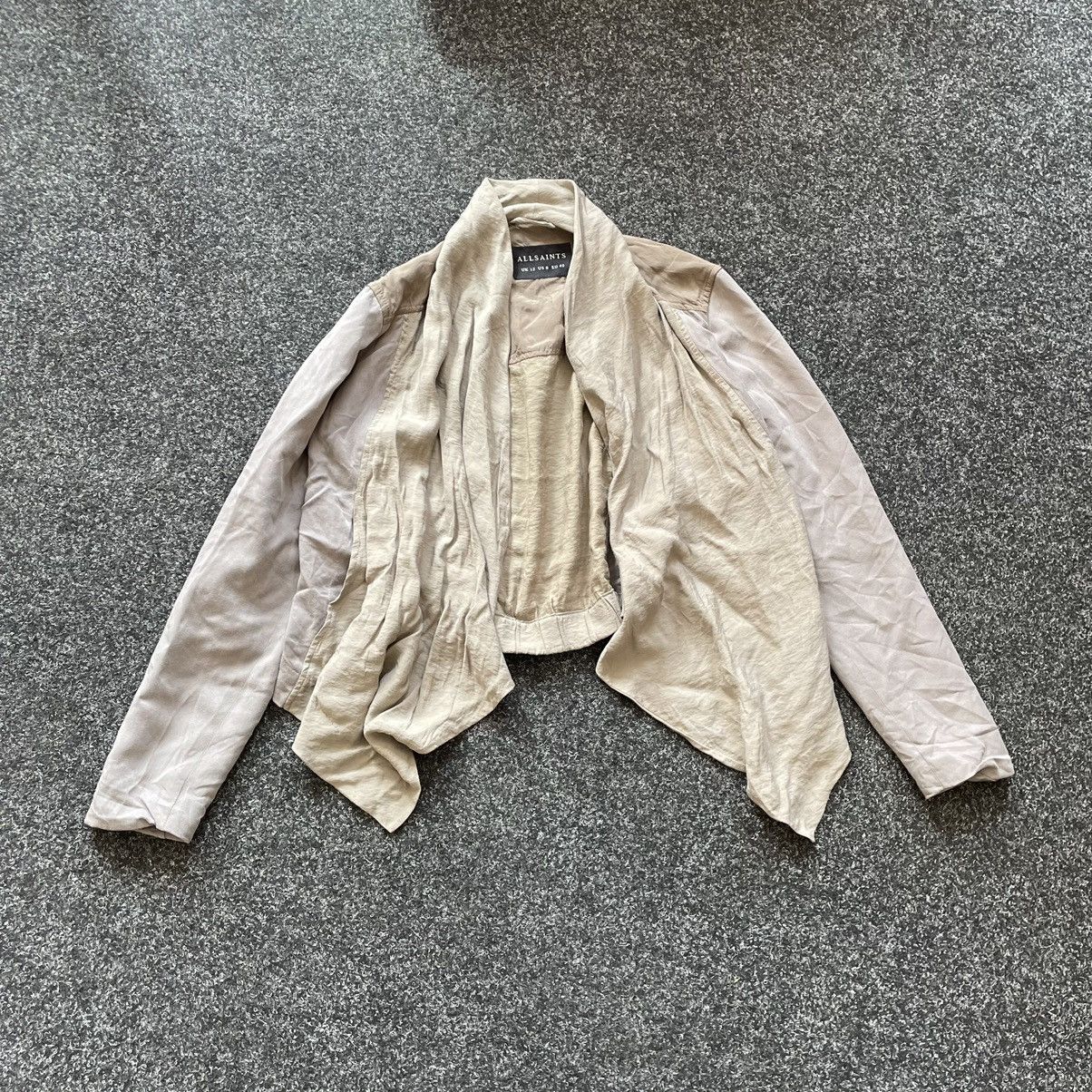 Allsaints × Japanese Brand Allsaints y2k sweater cardigan poncho jacket emo punk goth Size M / US 6-8 / IT 42-44 - 1 Thumbnail