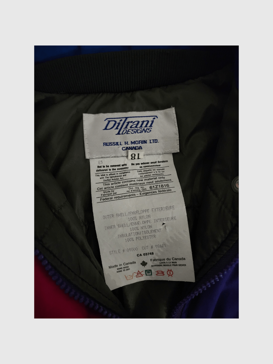 Other Vintage x 90s Ditrani Nakiska Hi-collar Ski Jacket Size XS / US 0-2 / IT 36-38 - 10 Thumbnail