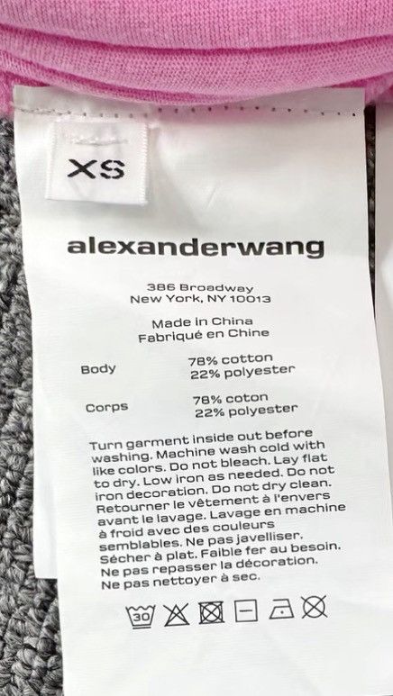Alexander Wang Alexander Wang Pink Foam Letter Logo Jogger Sweatpants K12 Size 25" / US 0 / IT 36 - 7 Thumbnail