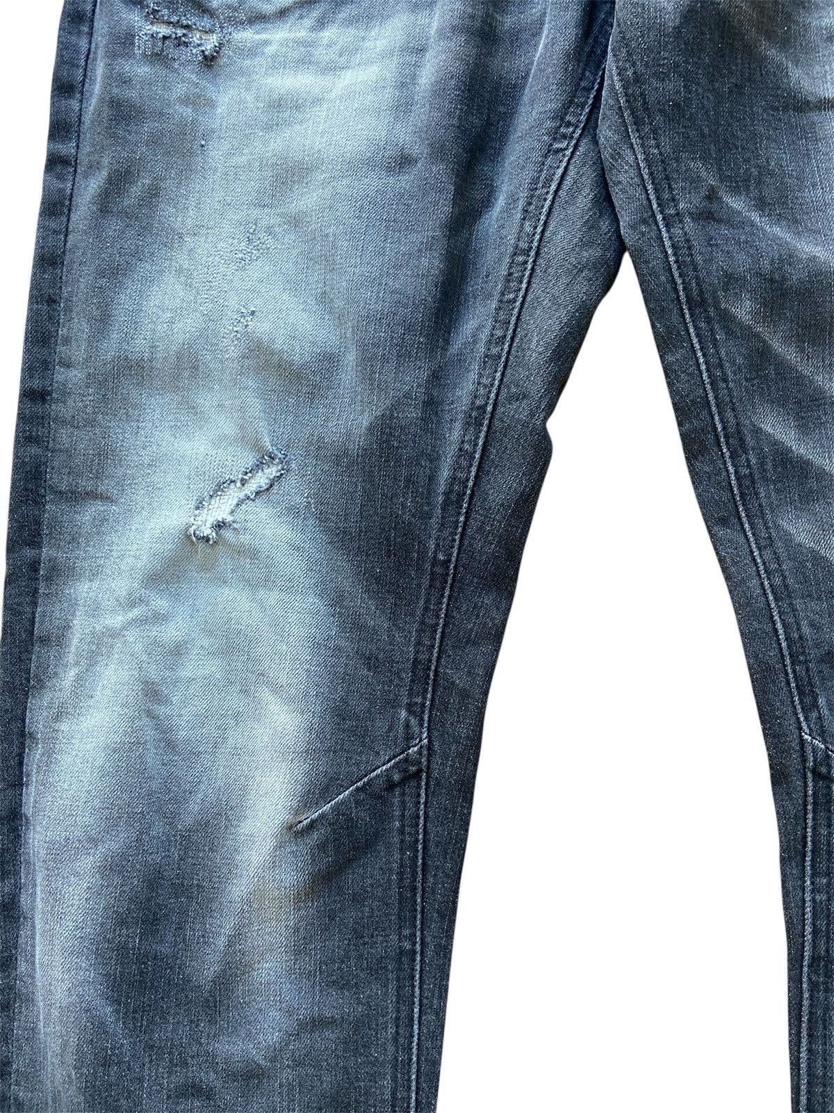 Japanese Brand pme legend black skinny jeans 32x34 Size US 32 / EU 48 - 4 Thumbnail