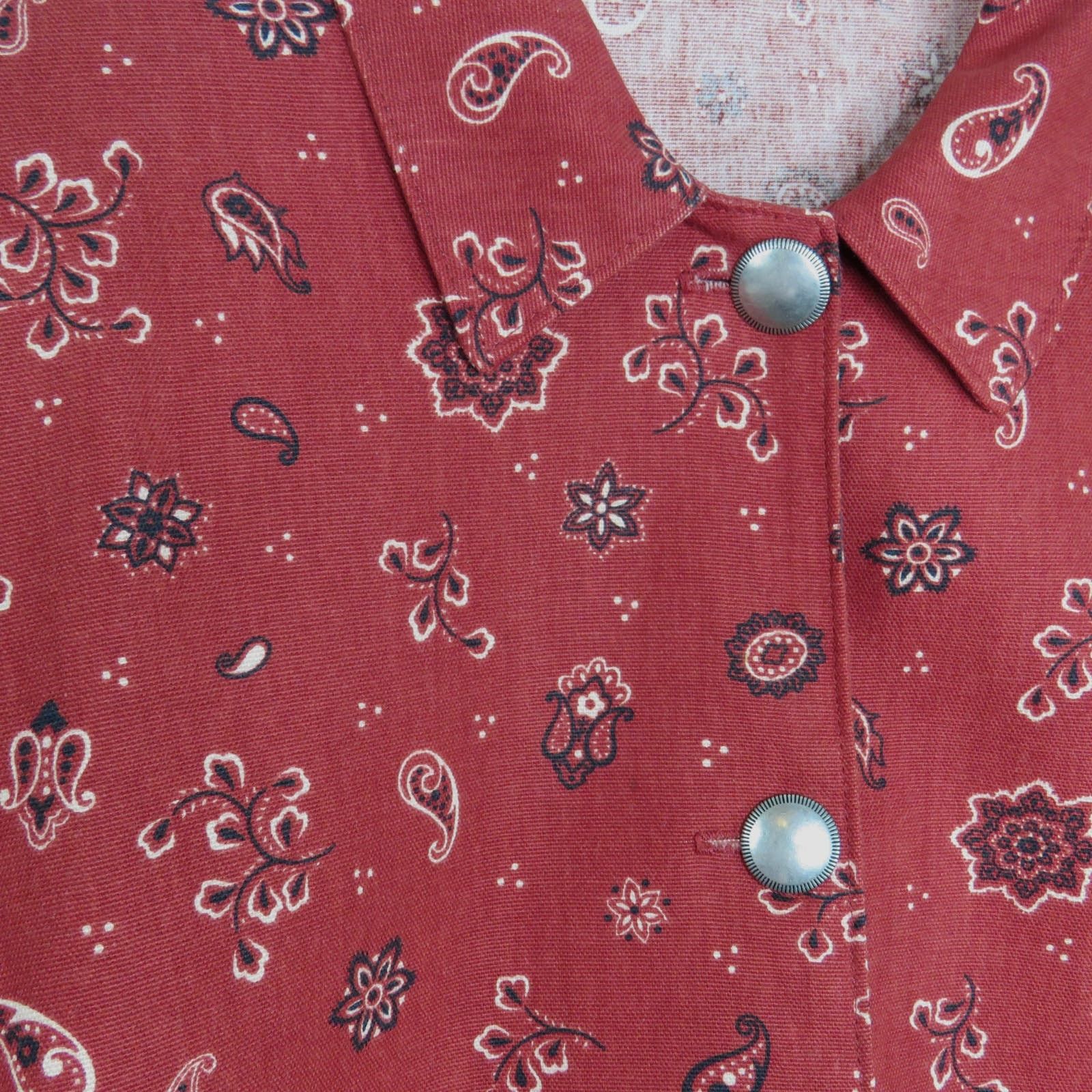Vintage ORVIS Vintage Red Bandana Paisley Pattern Jacket Medium Size M / US 6-8 / IT 42-44 - 5 Thumbnail