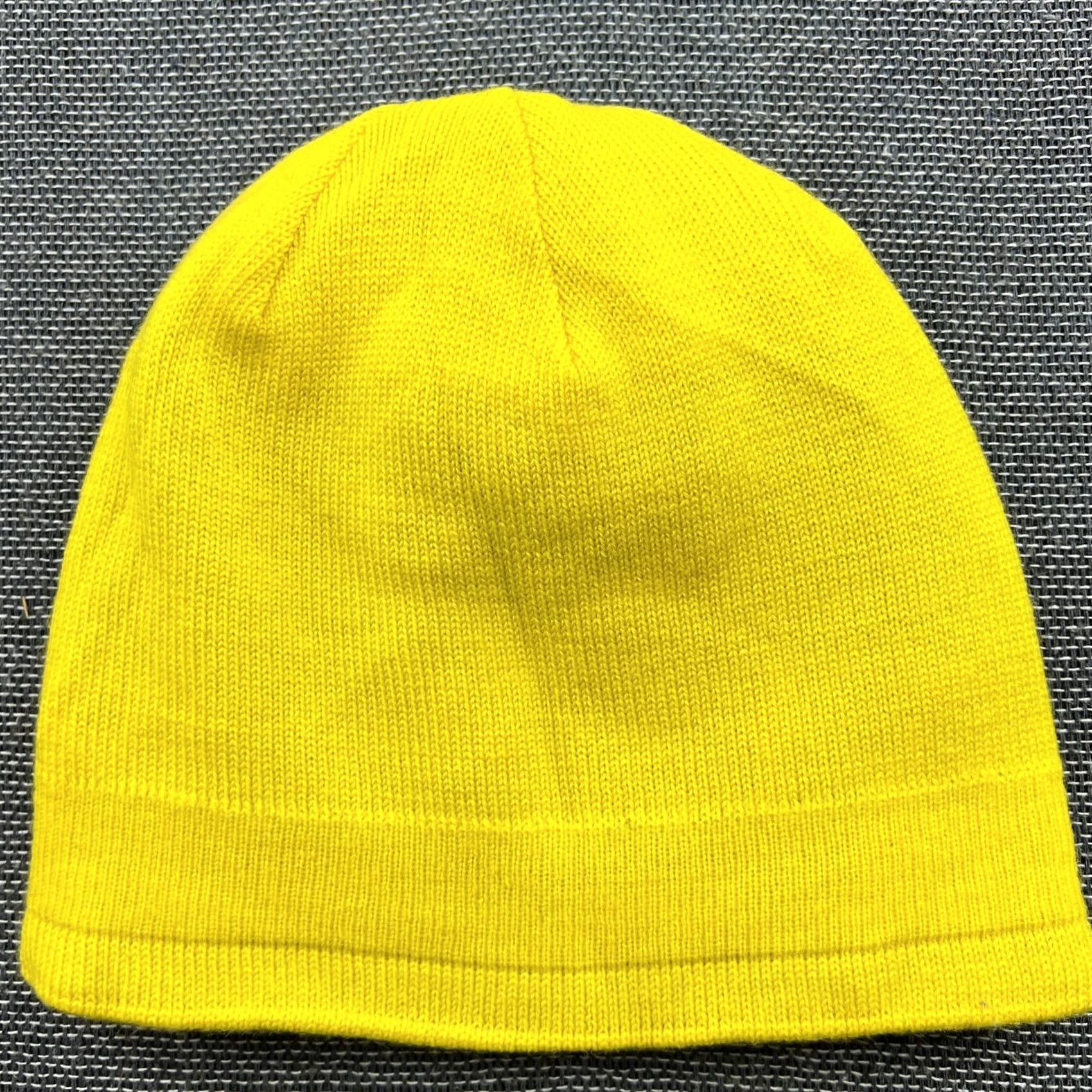 Logo 7 Norrona /29 Logo Beanie Hat Small 100% Merino Wool Mellow Yellow Spellout Beanie H Womens Men Unisex Adults S Yellow Wool Knit Thermal Vintage: No N/A Size ONE SIZE - 7 Thumbnail