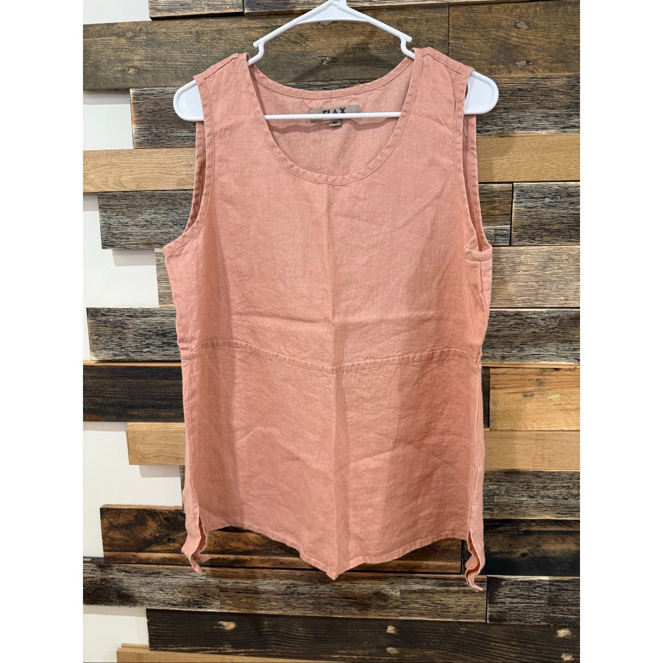 FLAX Flax linen sleeveless dusty pink sz Medium Size M / US 6-8 / IT 42-44 - 2 Thumbnail