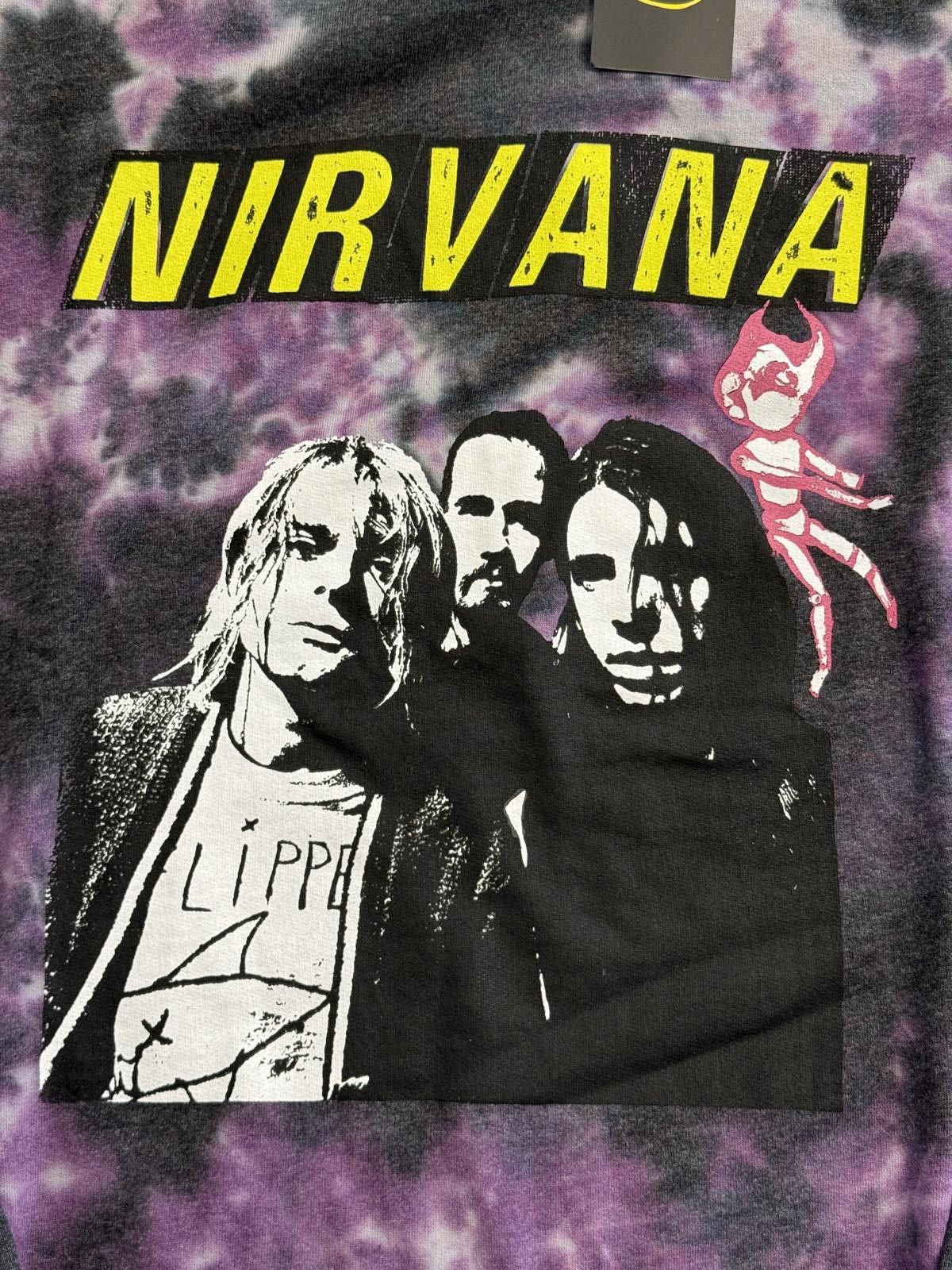 Designer Nirvana Group TieDye Crewneck Kurt Cobain Flipper Sweatshirt Size US L / EU 52-54 / 3 - 3 Thumbnail