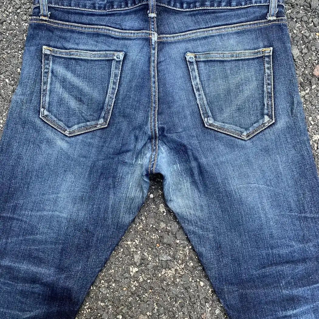 Self Edge 💥 REDLINE 💥 Nice Fading Jeans Japanese Vintage Ankle Pants Size US 33 - 17 Thumbnail