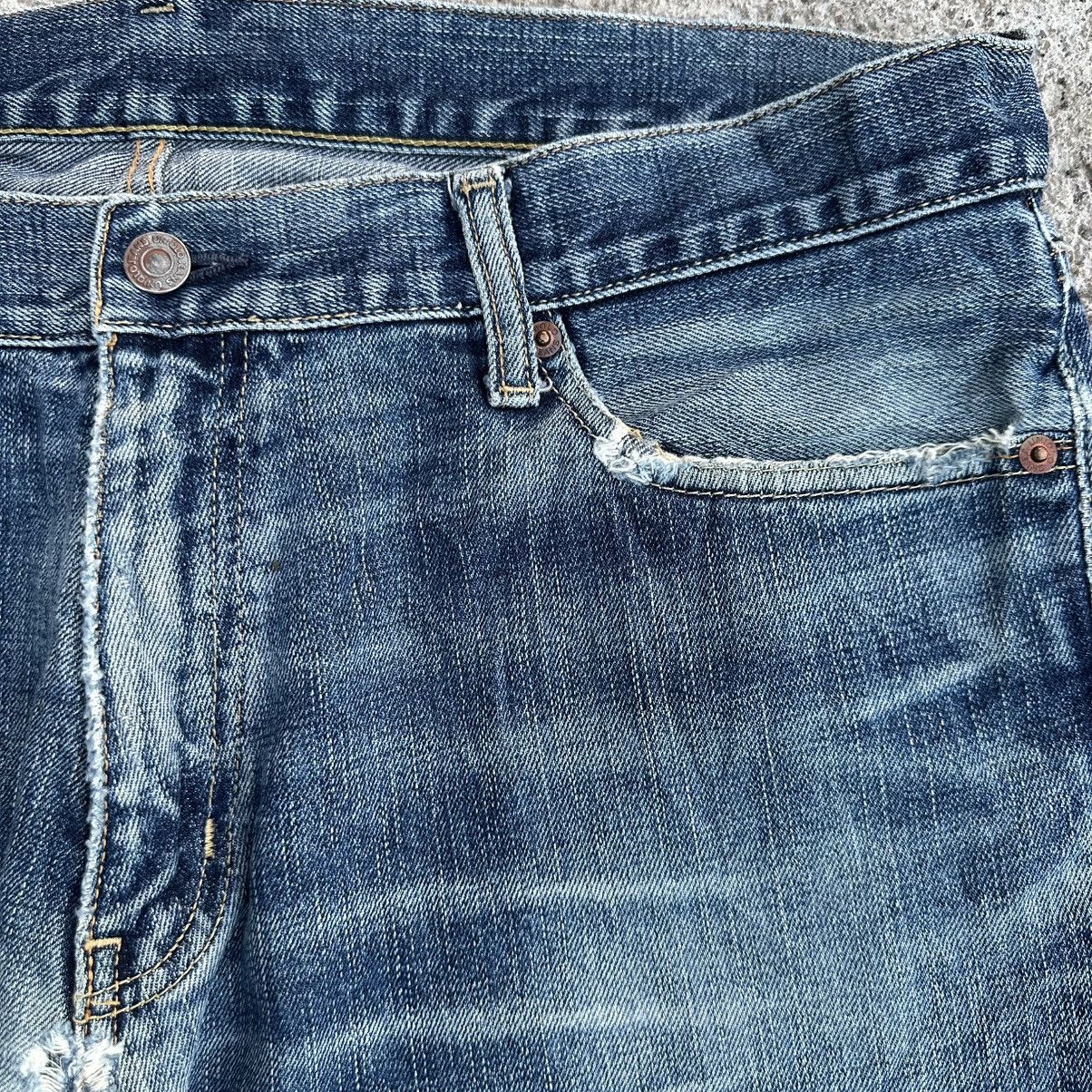 Undercover × Uniqlo Vintage Uniqlo S-002 Distressed Straight Japan Denim W36 Size US 36 / EU 52 - 6 Thumbnail