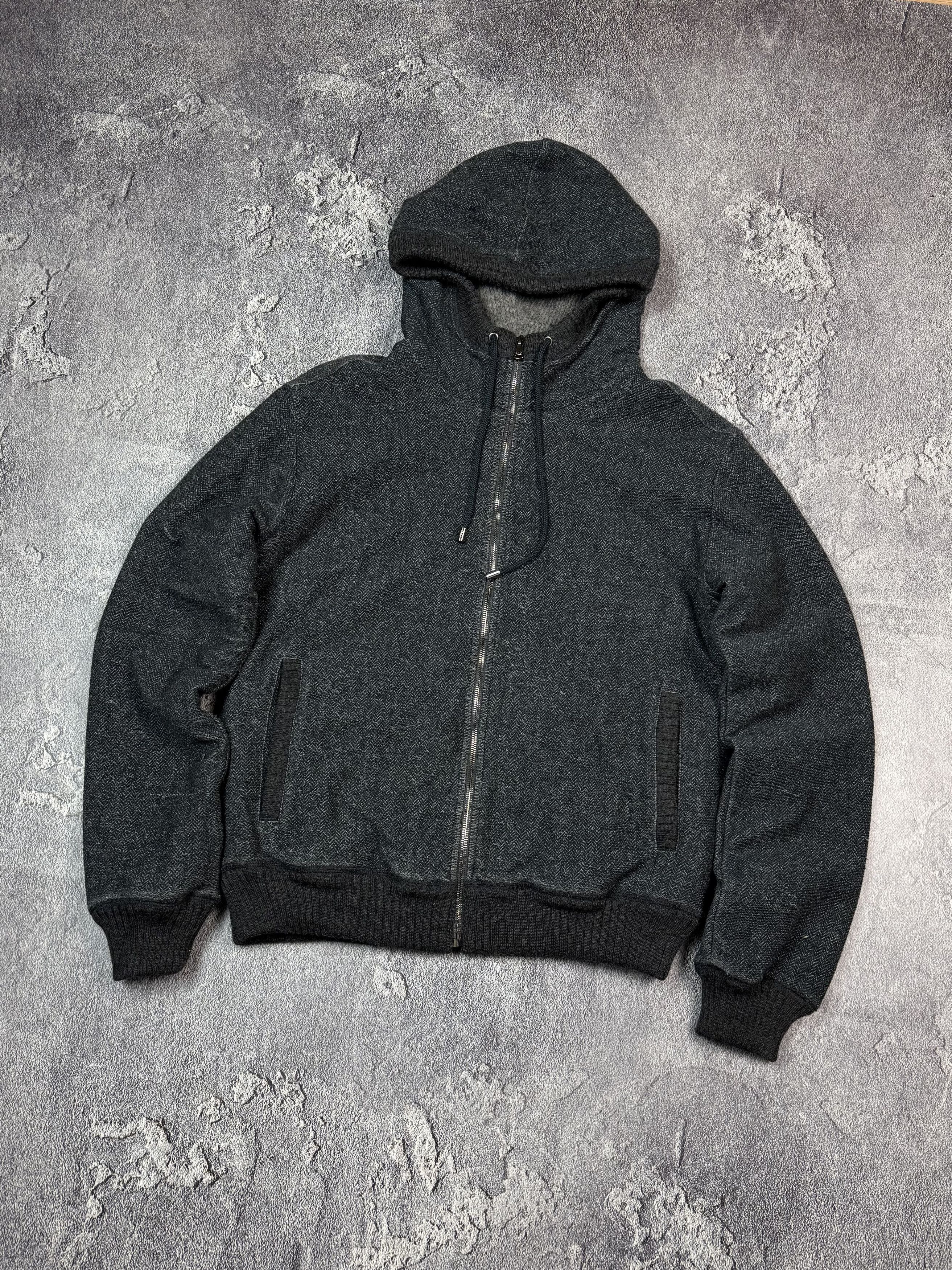 Dolce & Gabbana Archieve AW2004 Dolce & Gabbana Wool Zip Hoodie Size US M / EU 48-50 / 2 - 2 Thumbnail