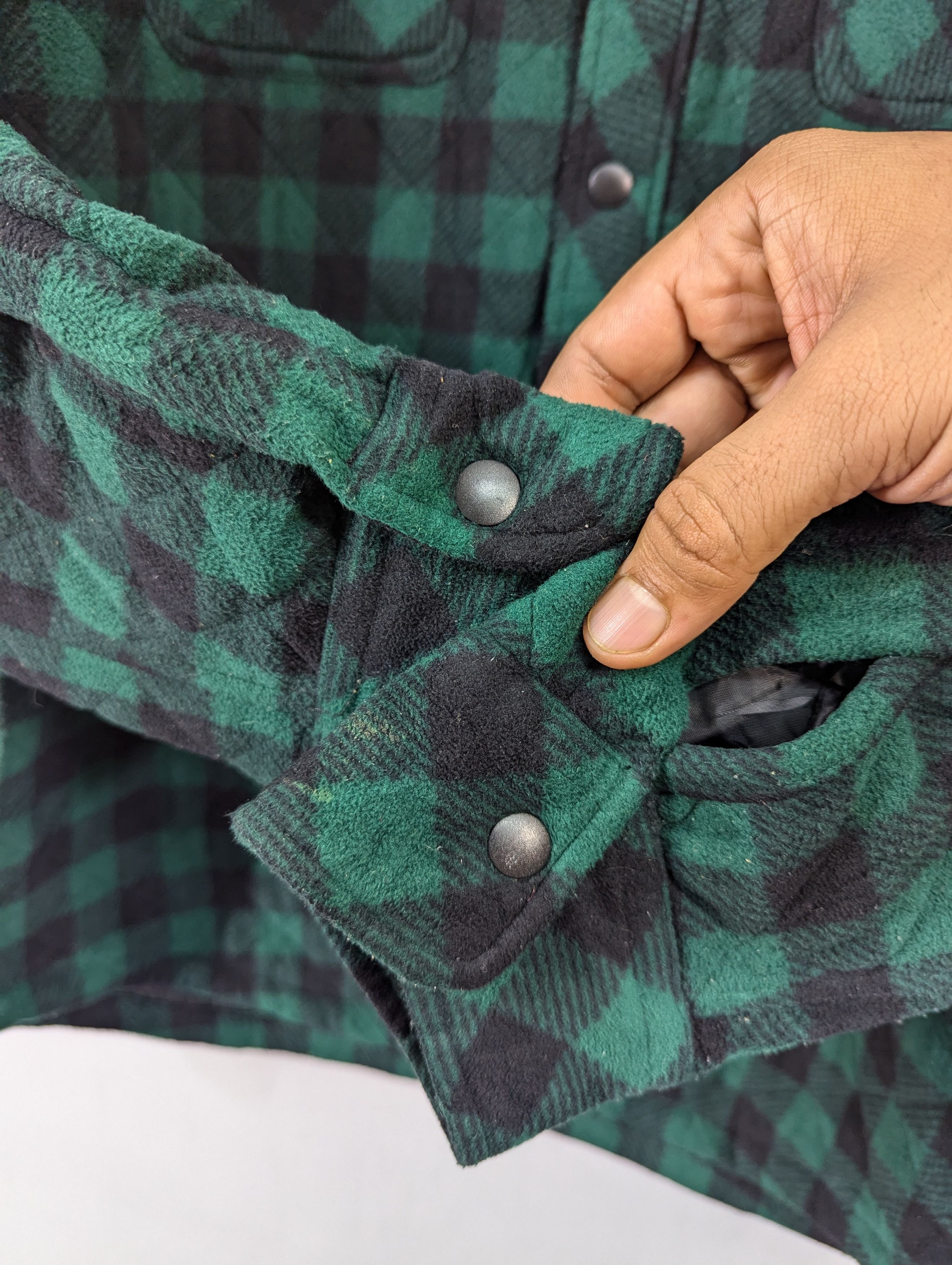 Flannel Uniqlo Quilted Checkered Box Flannel Jacket Size US XL / EU 56 / 4 - 9 Thumbnail