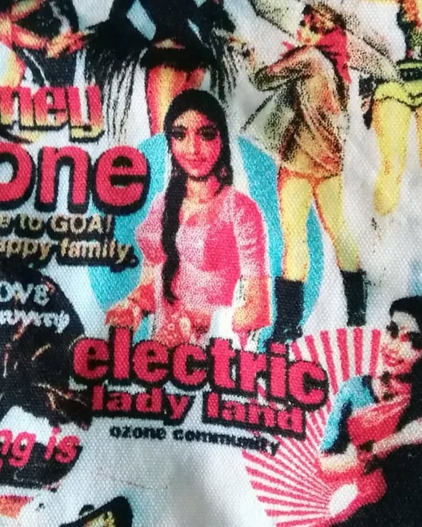 Hysteric Glamour Ozone Community Electric Lady Land Graphic Skrt Size 29" - 2 Thumbnail