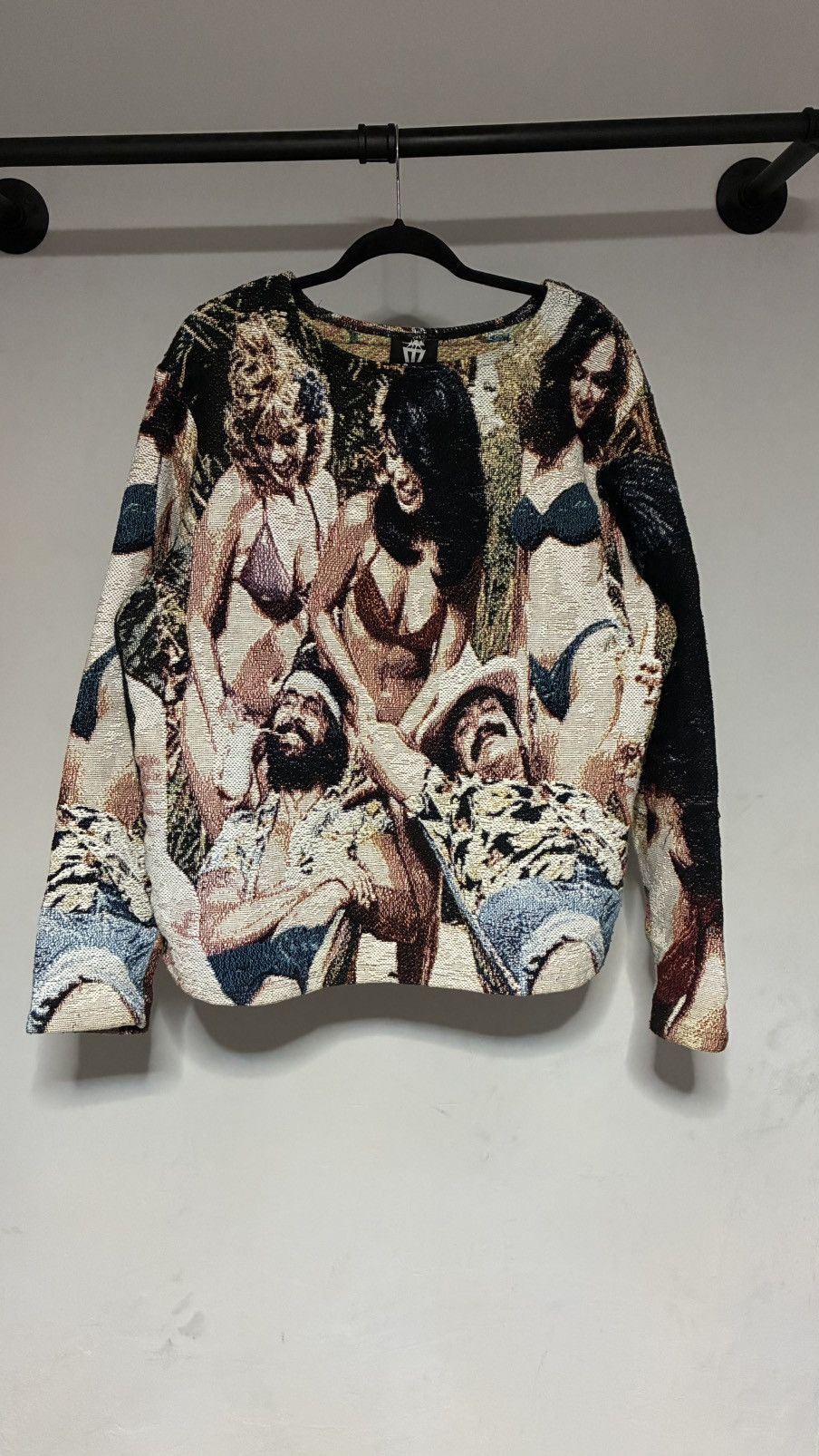 Other Vintage Kobe Bryant and Celso piña Tapestry Knit Sweater Size US L / EU 52-54 / 3 - 4 Thumbnail