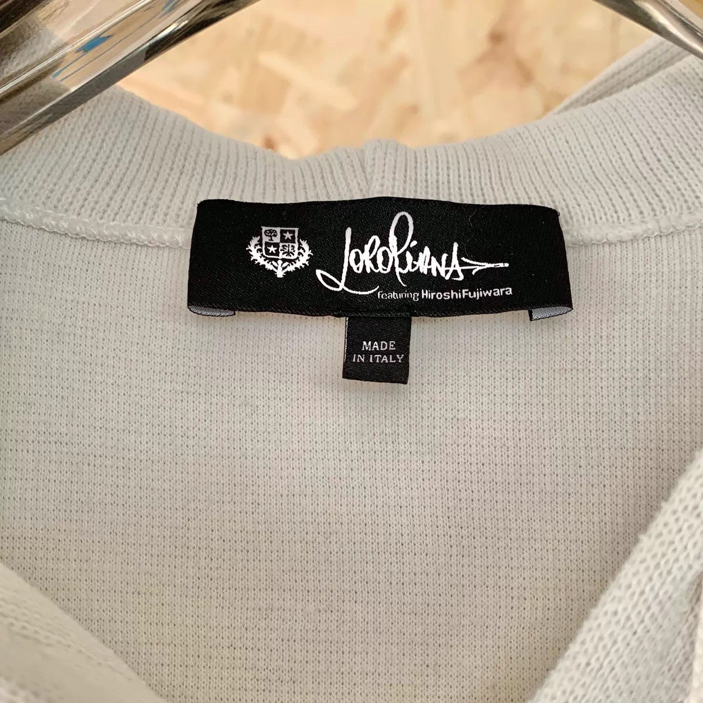 Loro Piana Loro Piana x Fragment White Striped Logo Zip Hood Size US XL / EU 56 / 4 - 2 Thumbnail