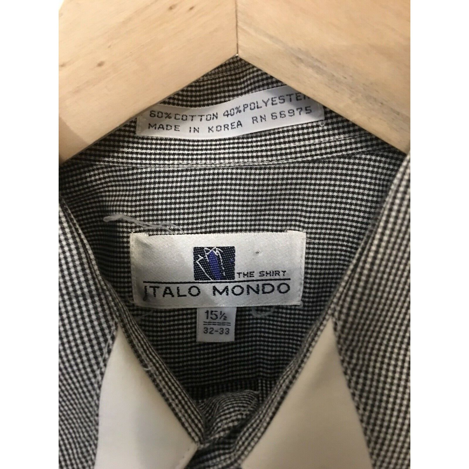 Other ITALO MONDO Men’s Sz 15 1/2 32/33 BUTTON UP DRESS SHIRT FREN Size US L / EU 52-54 / 3 - 2 Thumbnail