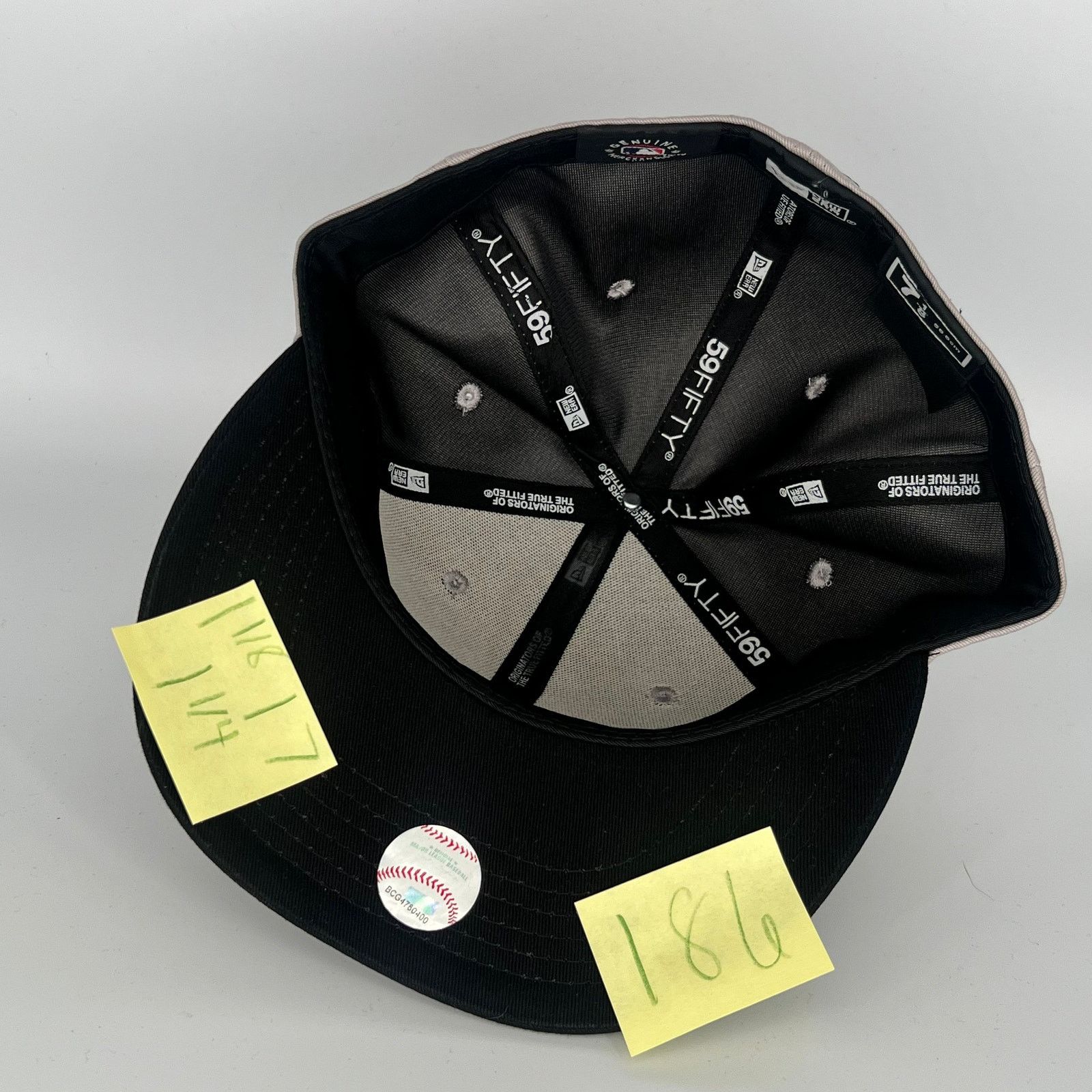 New Era Size 7 1/4 Gray Black Los Angeles Dodgers New Era MLB Size ONE SIZE - 4 Thumbnail