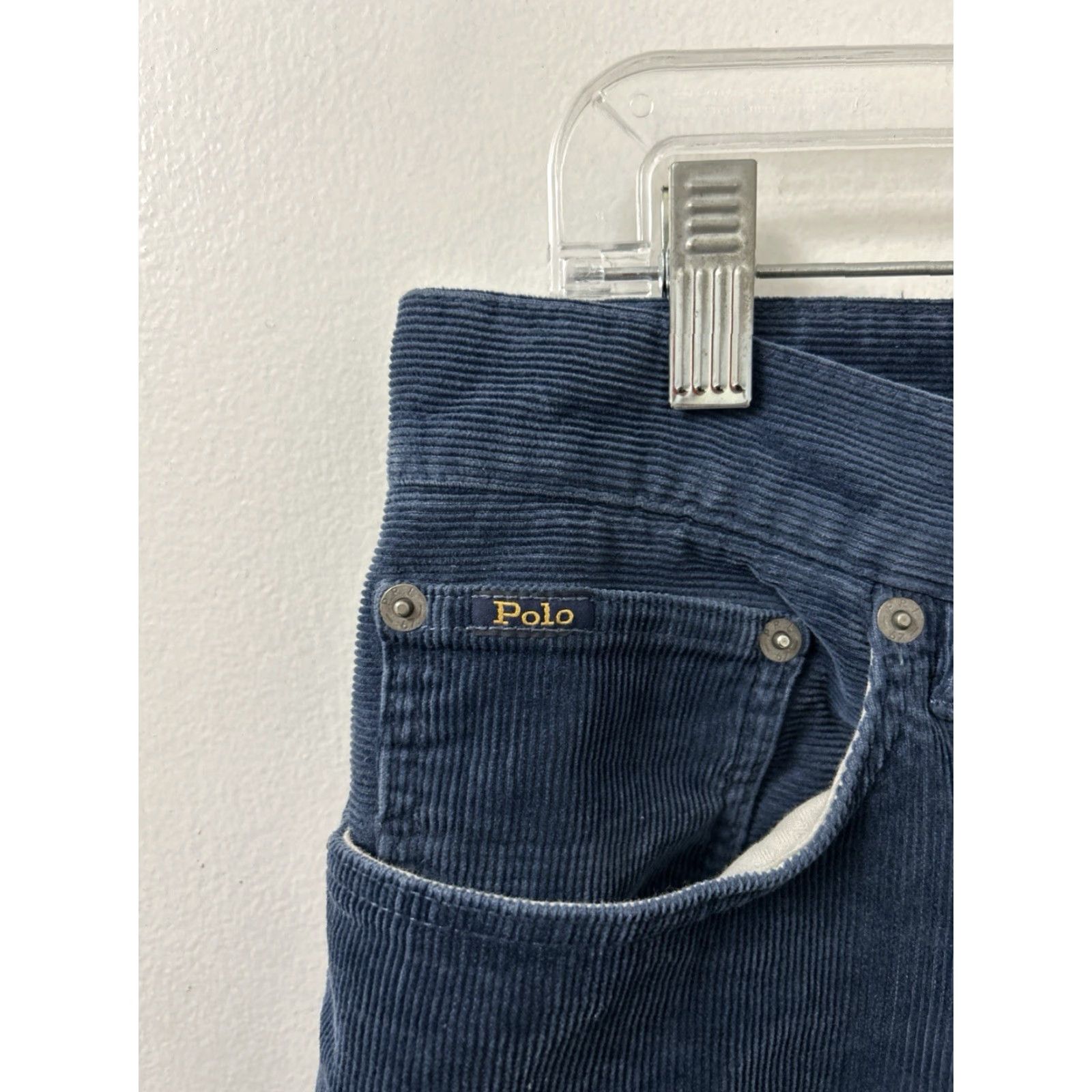 Polo Ralph Lauren Polo Ralph Lauren Corduroy Pants Mens Size 32x32 Blue Prospect Straight Trousers Size US XS / EU 42 / 0 - 5 Thumbnail