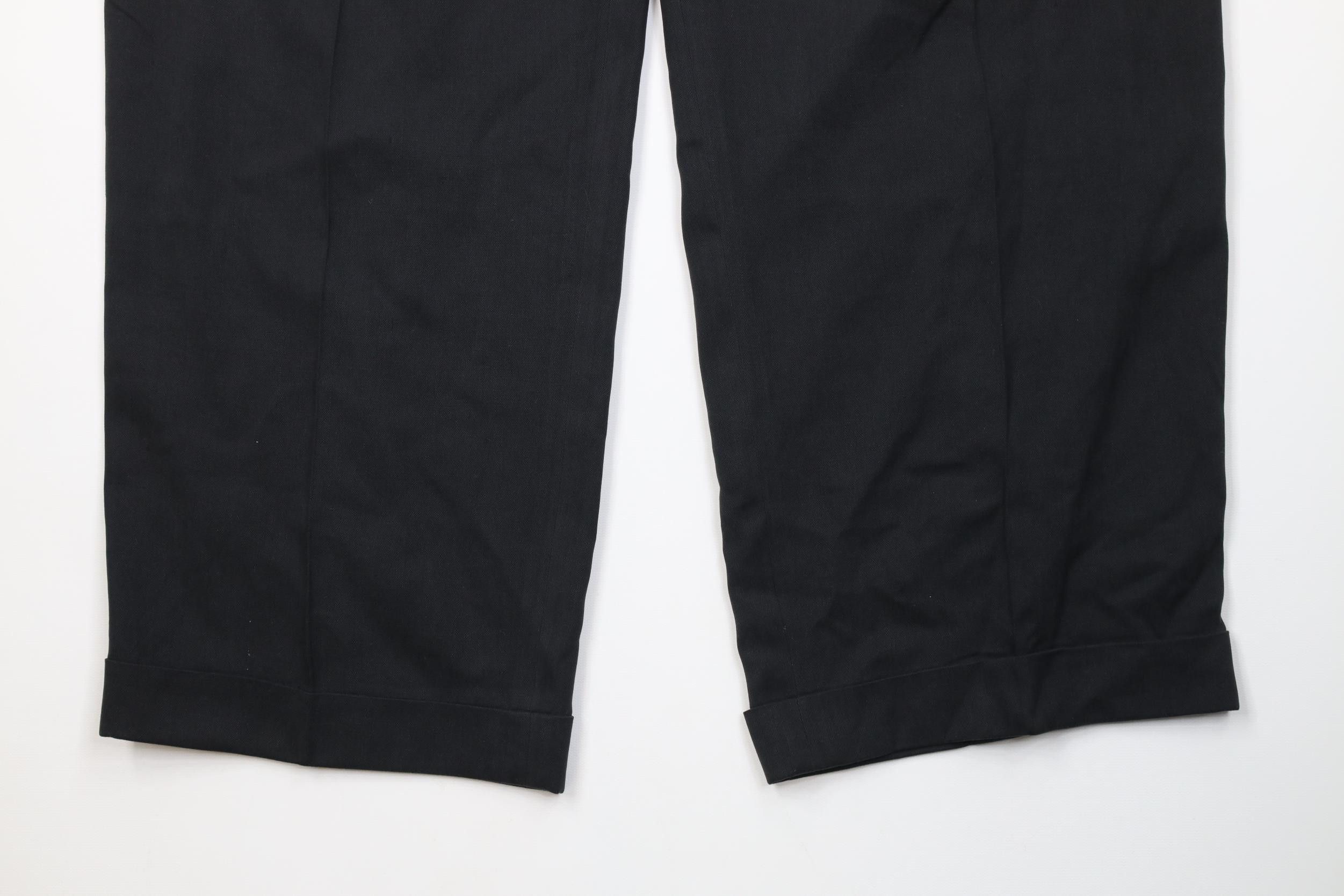 Nautica Vintage 90s Nautica Rigger Linen Wide Leg Chino Pants Black Size US 40 / EU 56 - 4 Thumbnail
