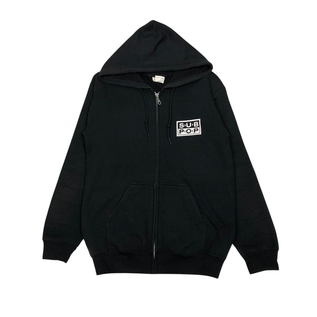 Band Tees 🔥VINTAGE ZIPPER HOODIE SUB POP BIG LOGO SPELL OUT Size US S / EU 44-46 / 1 - 2 Thumbnail