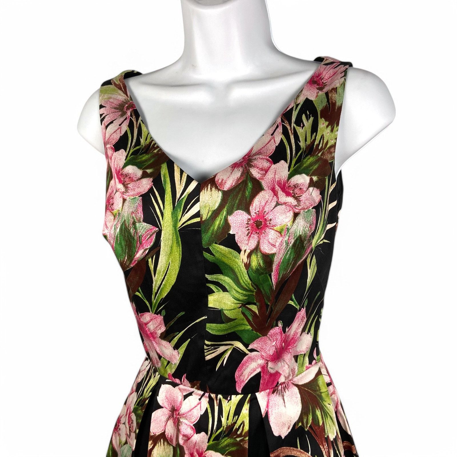 Other Pinup Couture Havana Nights Dress Hibiscus Laura Byrnes XS Size XS / US 0-2 / IT 36-38 - 2 Thumbnail