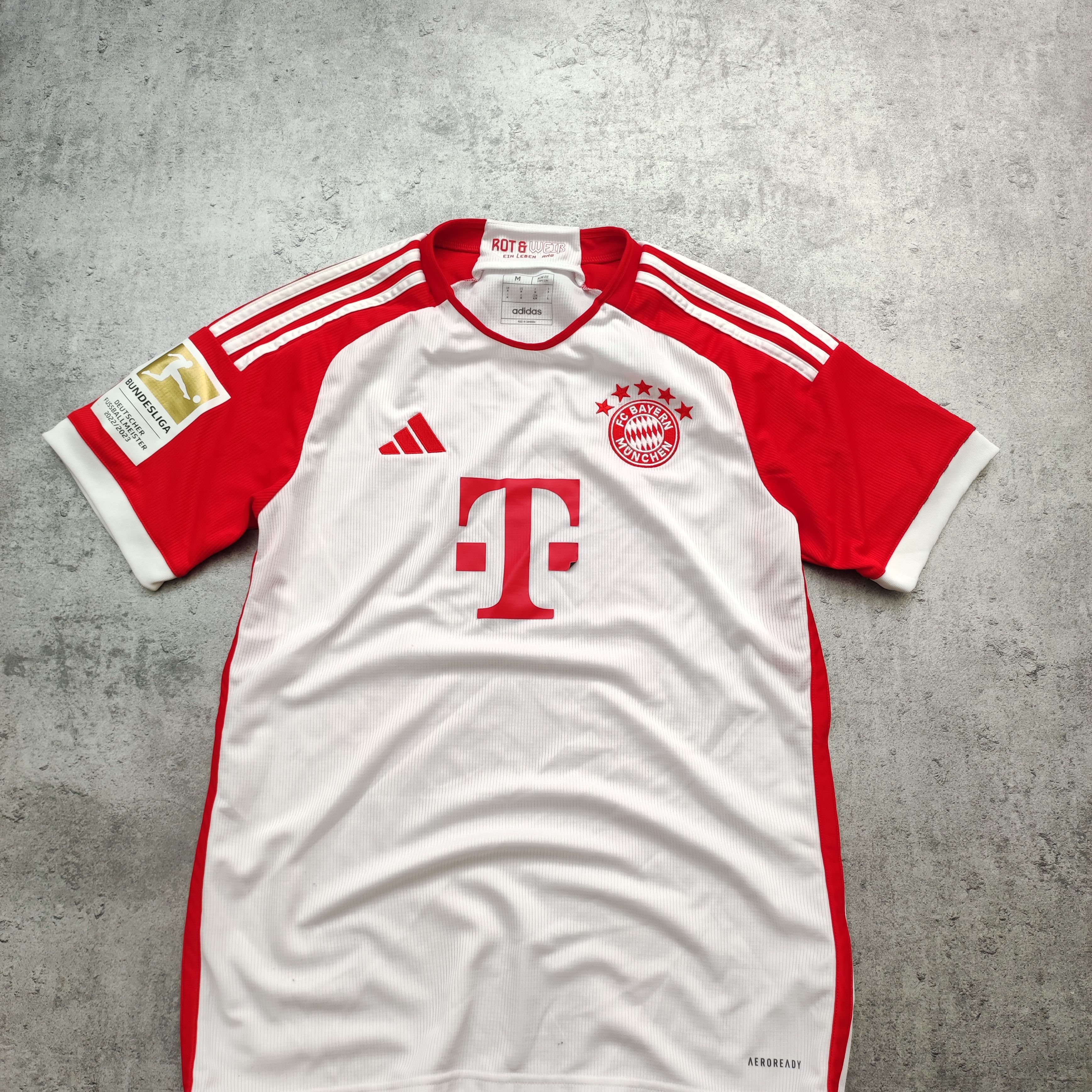 Adidas RARE Bayern Munich x Adidas Football Home 2023 Jersey Size US M / EU 48-50 / 2 - 2 Thumbnail