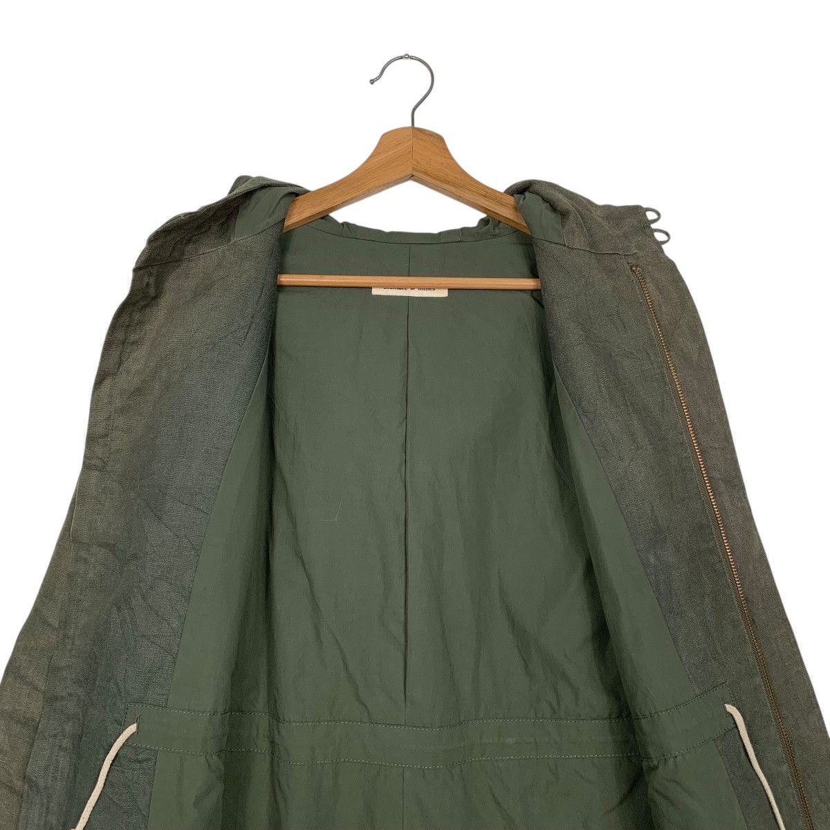 Japanese Brand Chambre De Nimes Hooded Military Parka Size M / US 6-8 / IT 42-44 - 13 Thumbnail