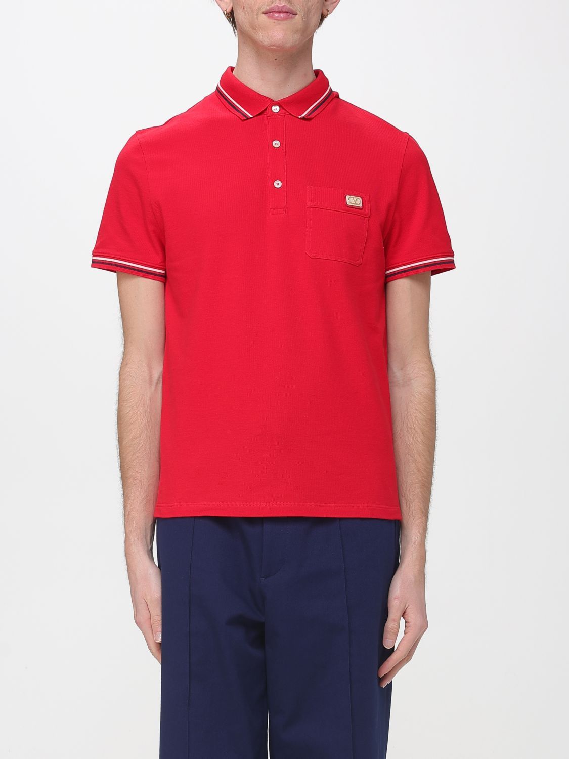 Valentino Valentino Polo Shirt Men Red Size US L / EU 52-54 / 3 - 1 Thumbnail