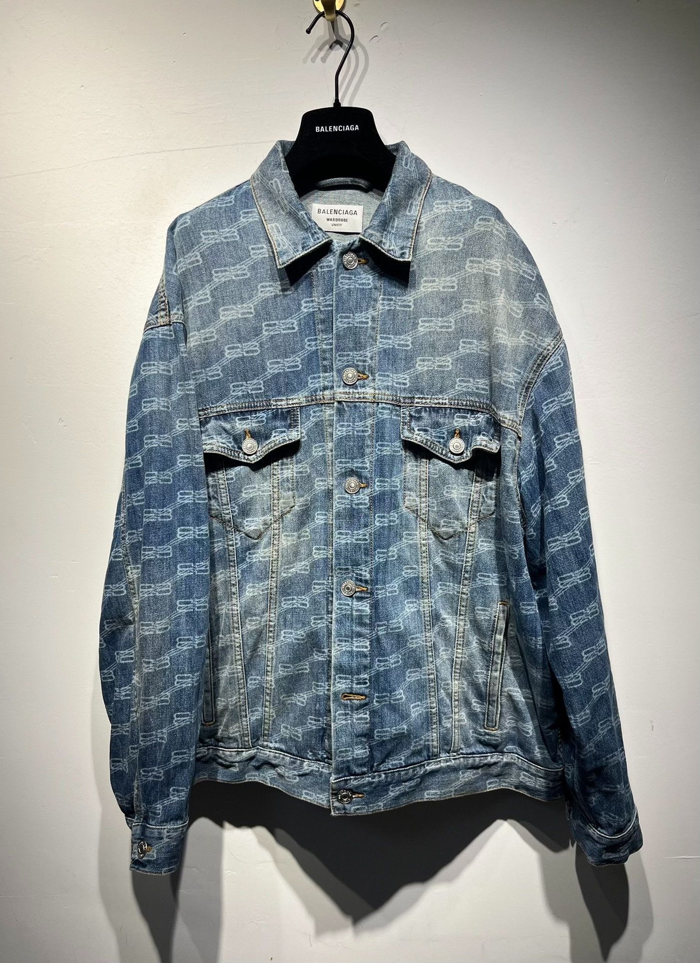 Balenciaga Balenciaga Retro Denim Blue Jacket XS Women Size XS / US 0-2 / IT 36-38 - 1 Thumbnail