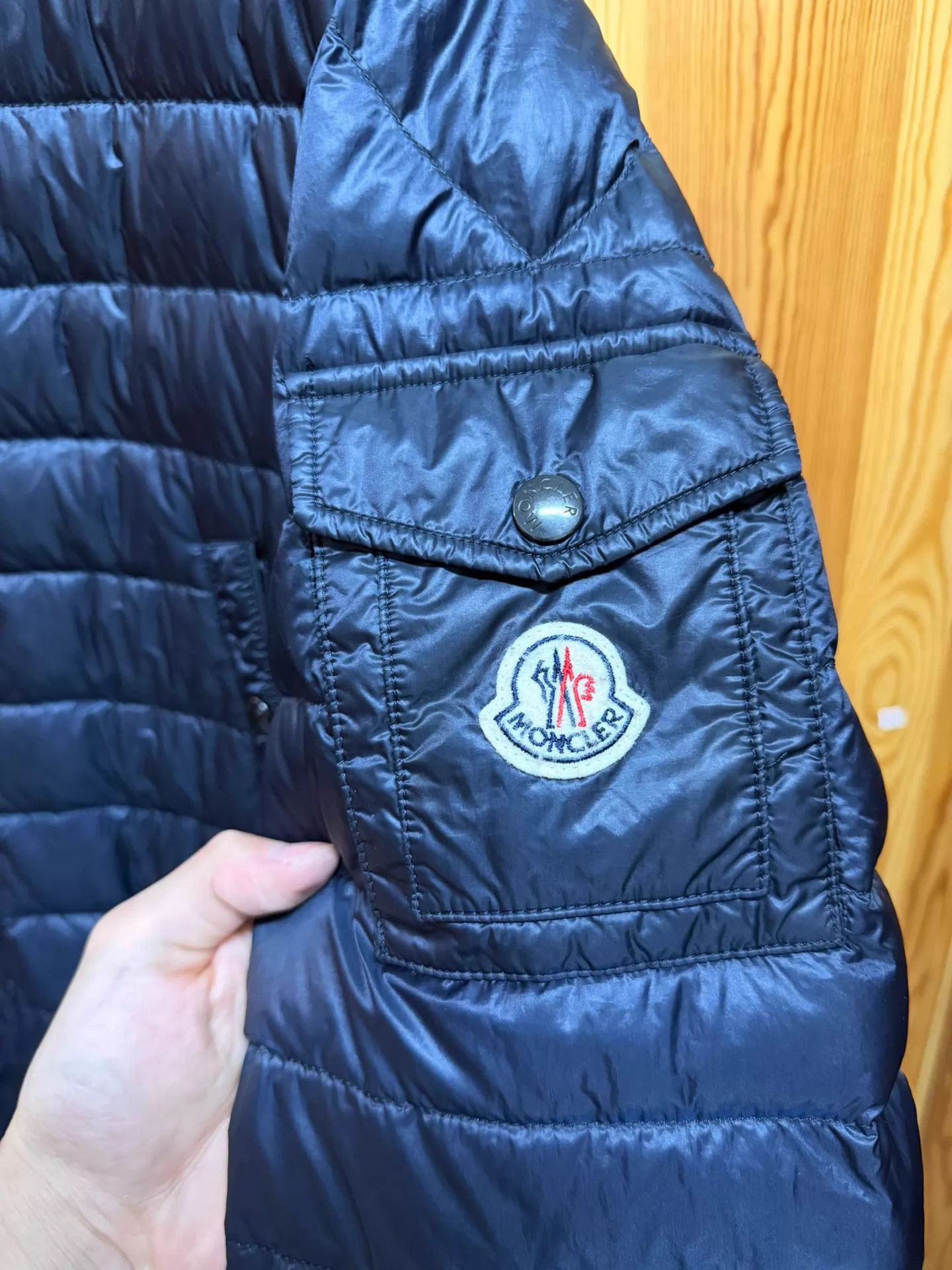 Moncler Moncler Benjamin Navy Long Down Coat 3 Size US L / EU 52-54 / 3 - 4 Thumbnail