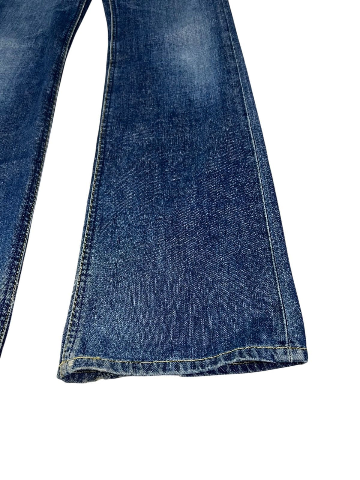 Japanese Brand Flare Lee Riders Sanforized Denim Jean Size US 27 - 5 Thumbnail