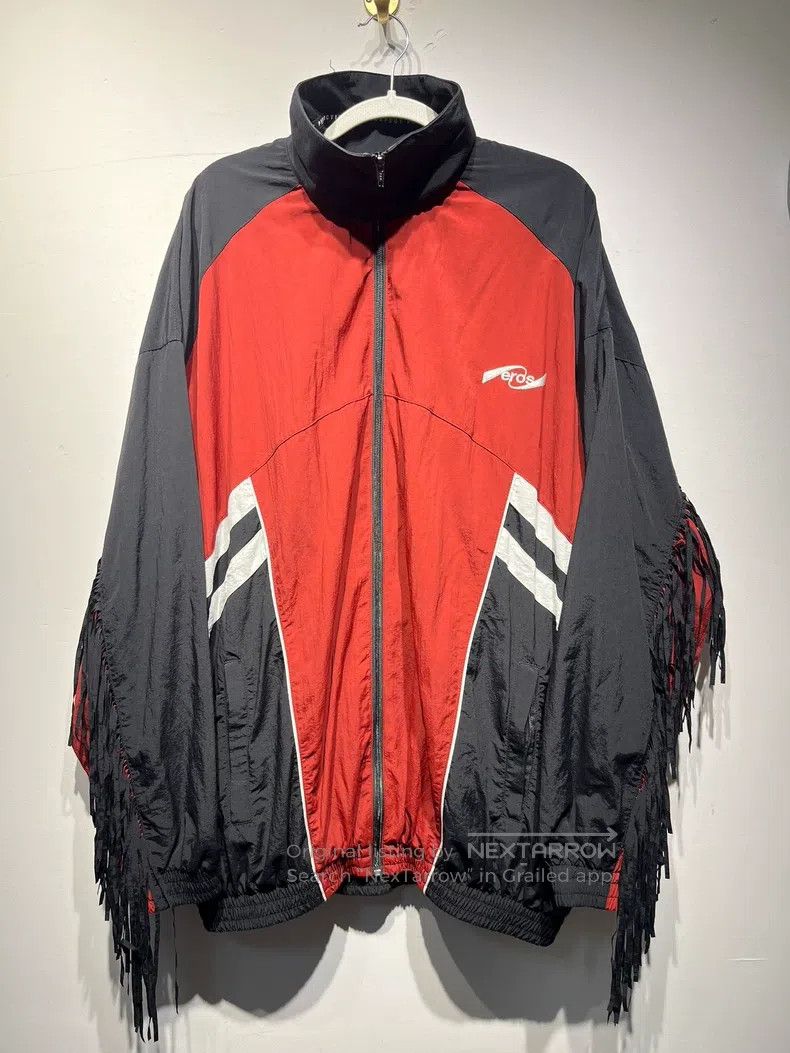 Martine Rose Martine Rose Black and red stitched tassel jacket Size US XS / EU 42 / 0 - 1 Thumbnail
