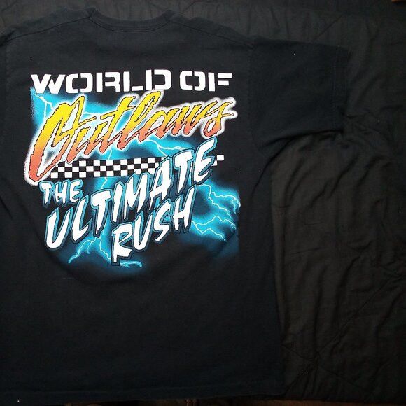 Fruit Of The Loom × Vintage Vintage Call of the Wild 95 World of Outlaws T-Shirt Size US XL / EU 56 / 4 - 6 Thumbnail