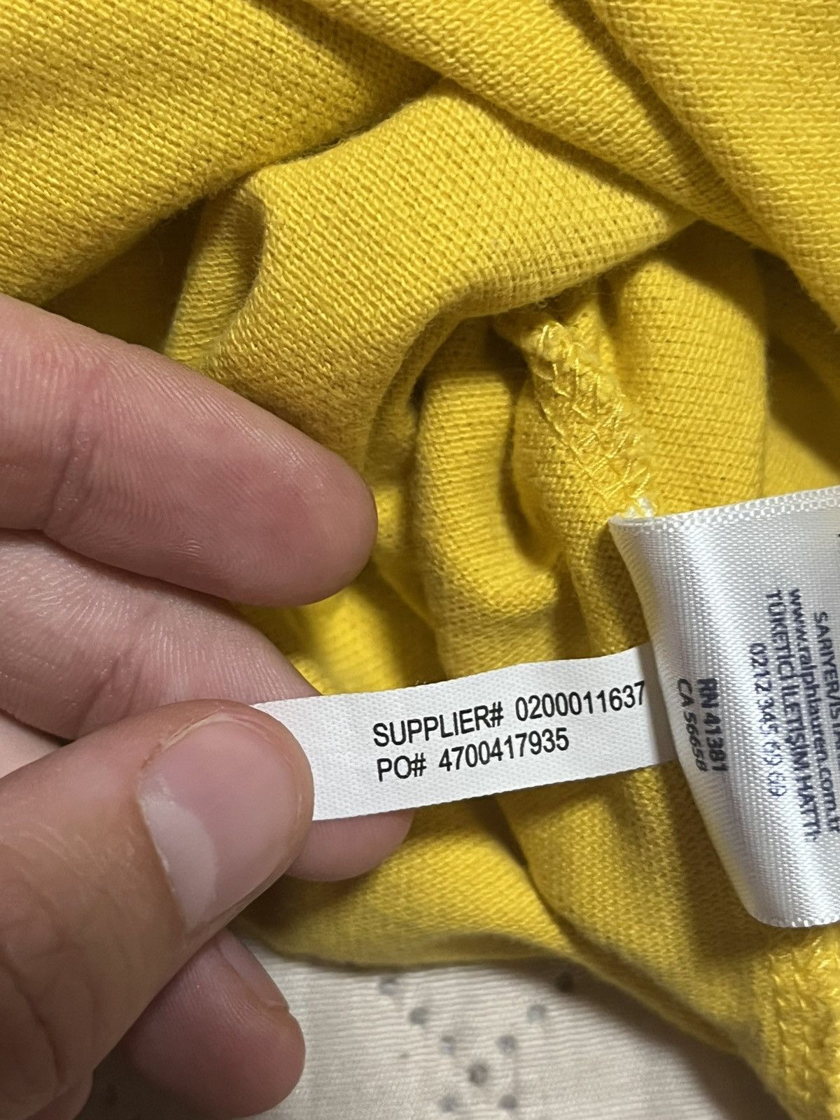 Polo Ralph Lauren Ralph Lauren Yellow Polo Shirt Size US M / EU 48-50 / 2 - 7 Thumbnail