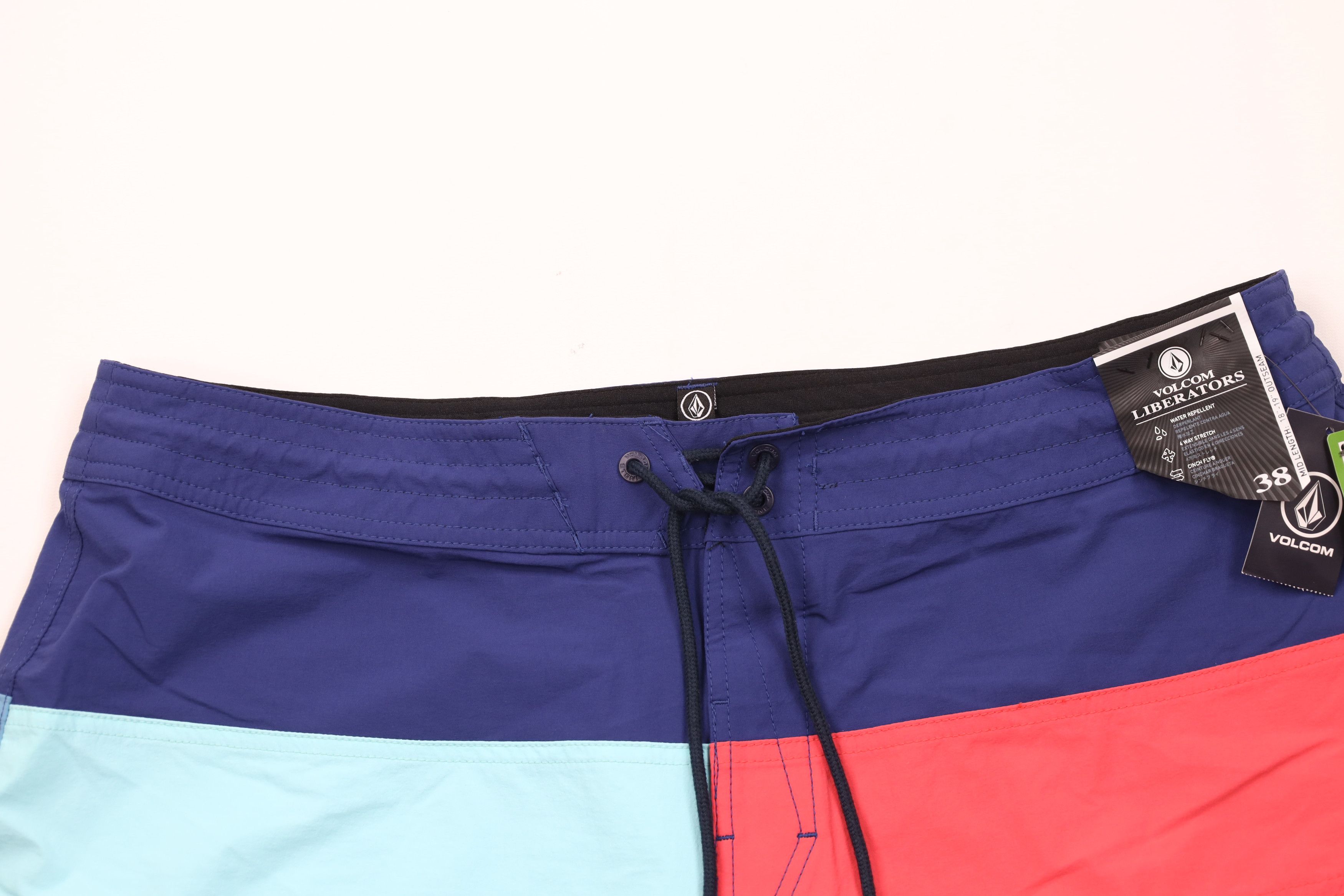 Volcom New Volcom Surfing Block Striped Liberators Board Shorts Size US 38 / EU 54 - 2 Thumbnail