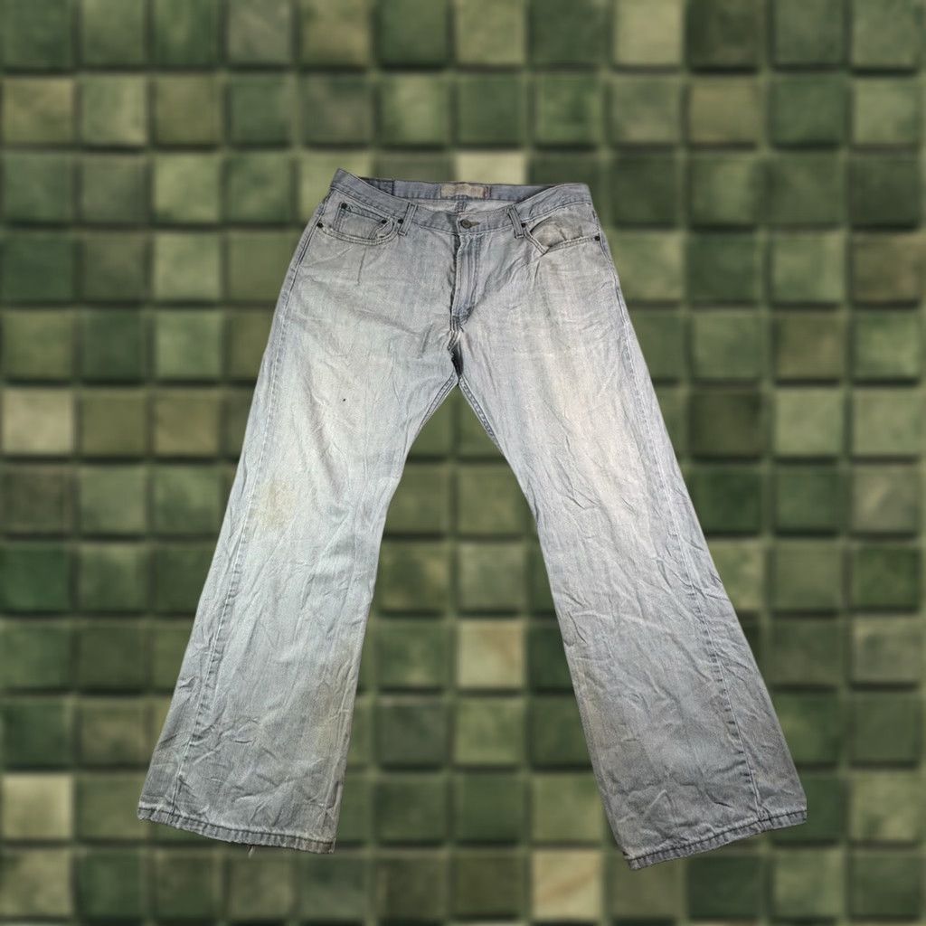 Levi's VINTAGE Levi's 527 Jeans Men 36x30 Light Wash Bootcut Distressed Stained 5-Pocket Denim Blue Size US 36 / EU 52 - 1 Thumbnail