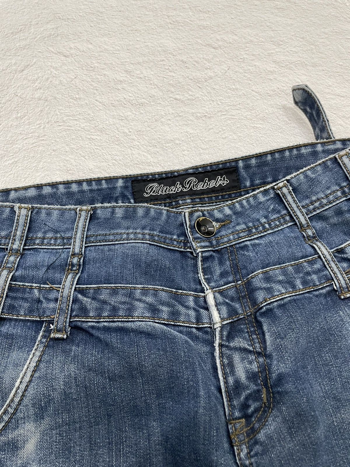 Hysteric Glamour 2000s blacklabel japan double Wasit Denim Wash Size US 34 / EU 50 - 5 Thumbnail