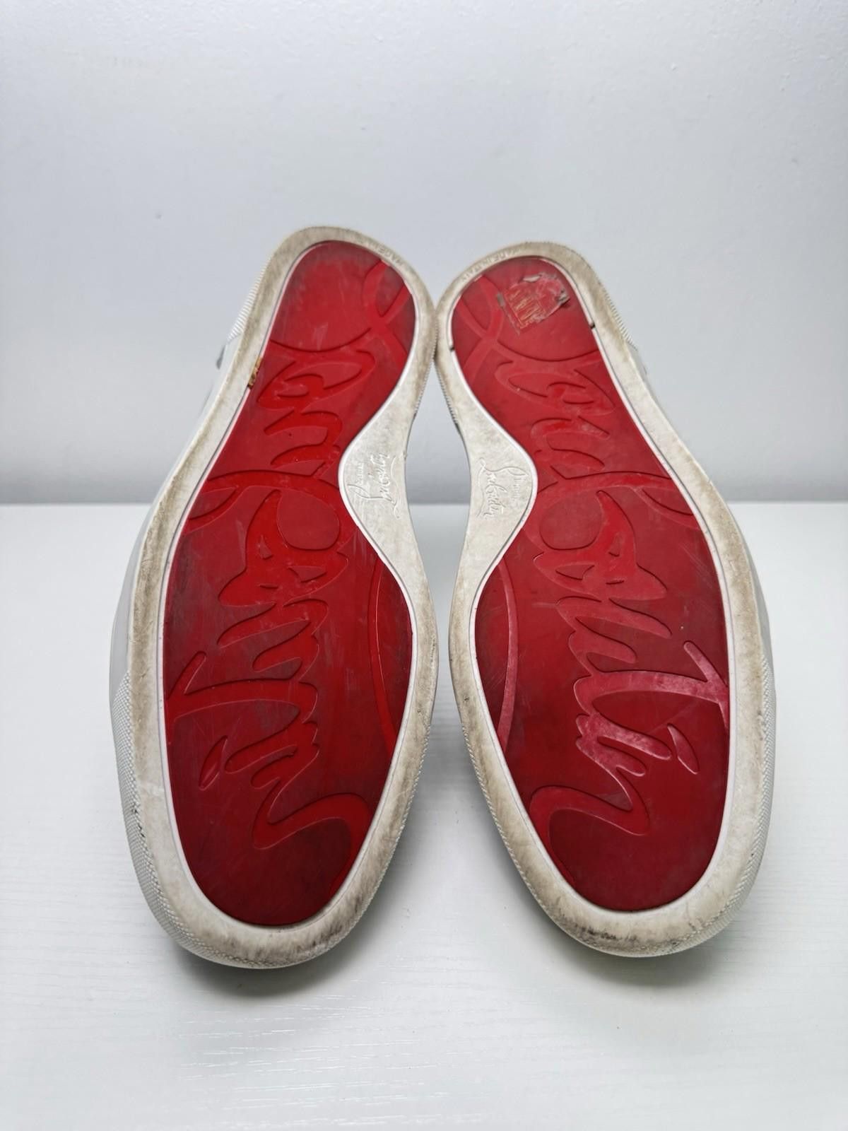 Christian Louboutin Christian Louboutin Louis Orlato Flat Calf Grey SZ 40.5 Size US 7.5 / EU 40-41 - 8 Thumbnail