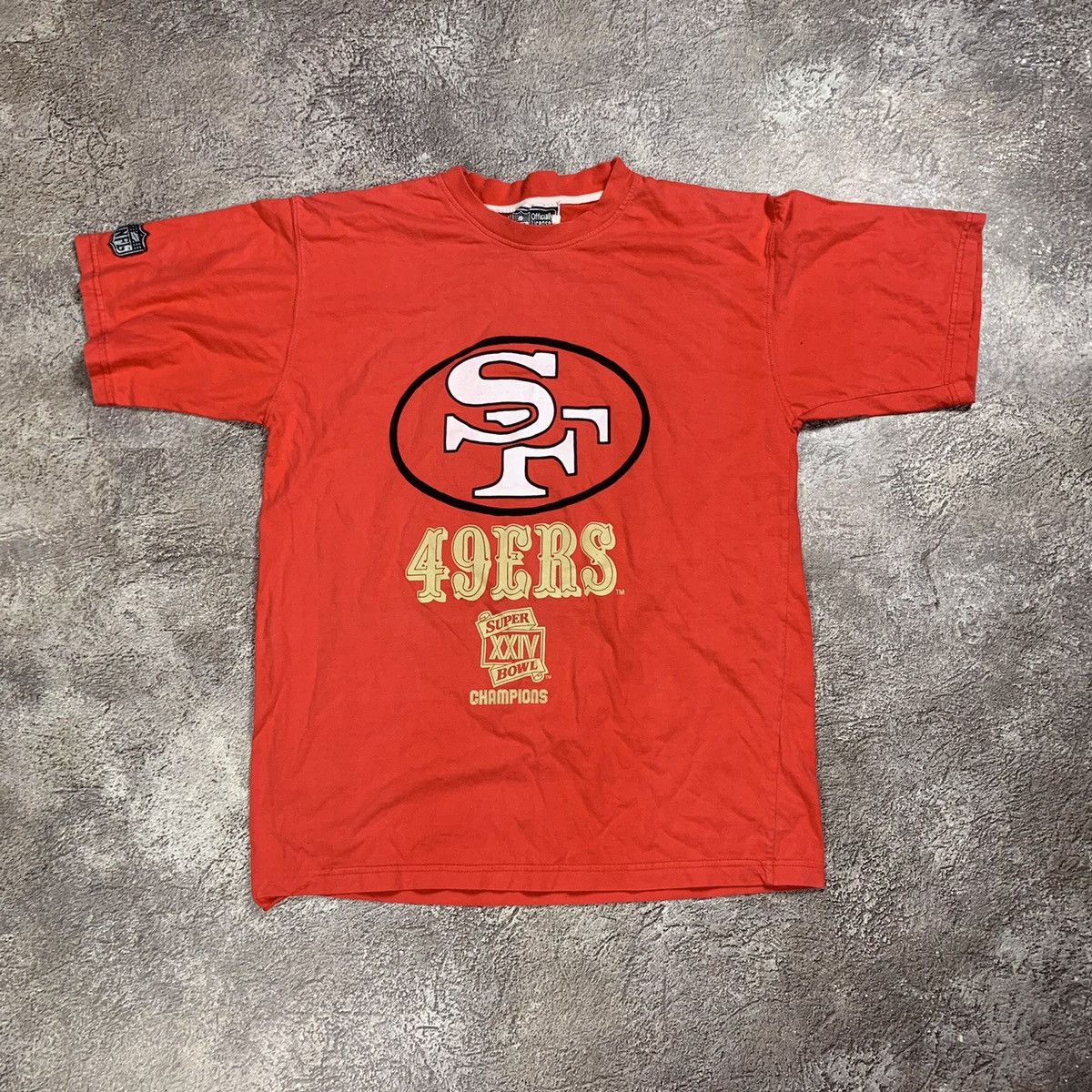 Vintage Vintage 90s NFL 49ers Super Bowl Graphic Tee Streetwear XL Size US XL / EU 56 / 4 - 1 Thumbnail