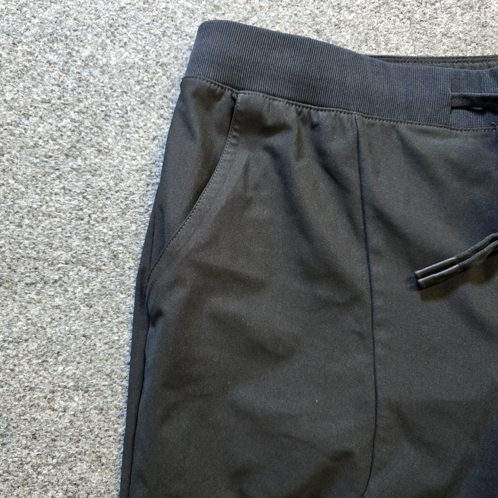 Vintage VRST Pant Mens Large Black Taper Slim Casual Stretch Pull On Size US 33 - 3 Thumbnail
