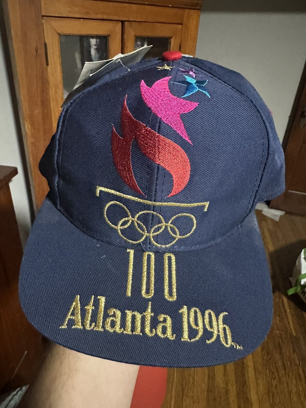 Logo 7 1996 Atlanta olympic logo 7 snapback hat Size ONE SIZE - 1 Thumbnail