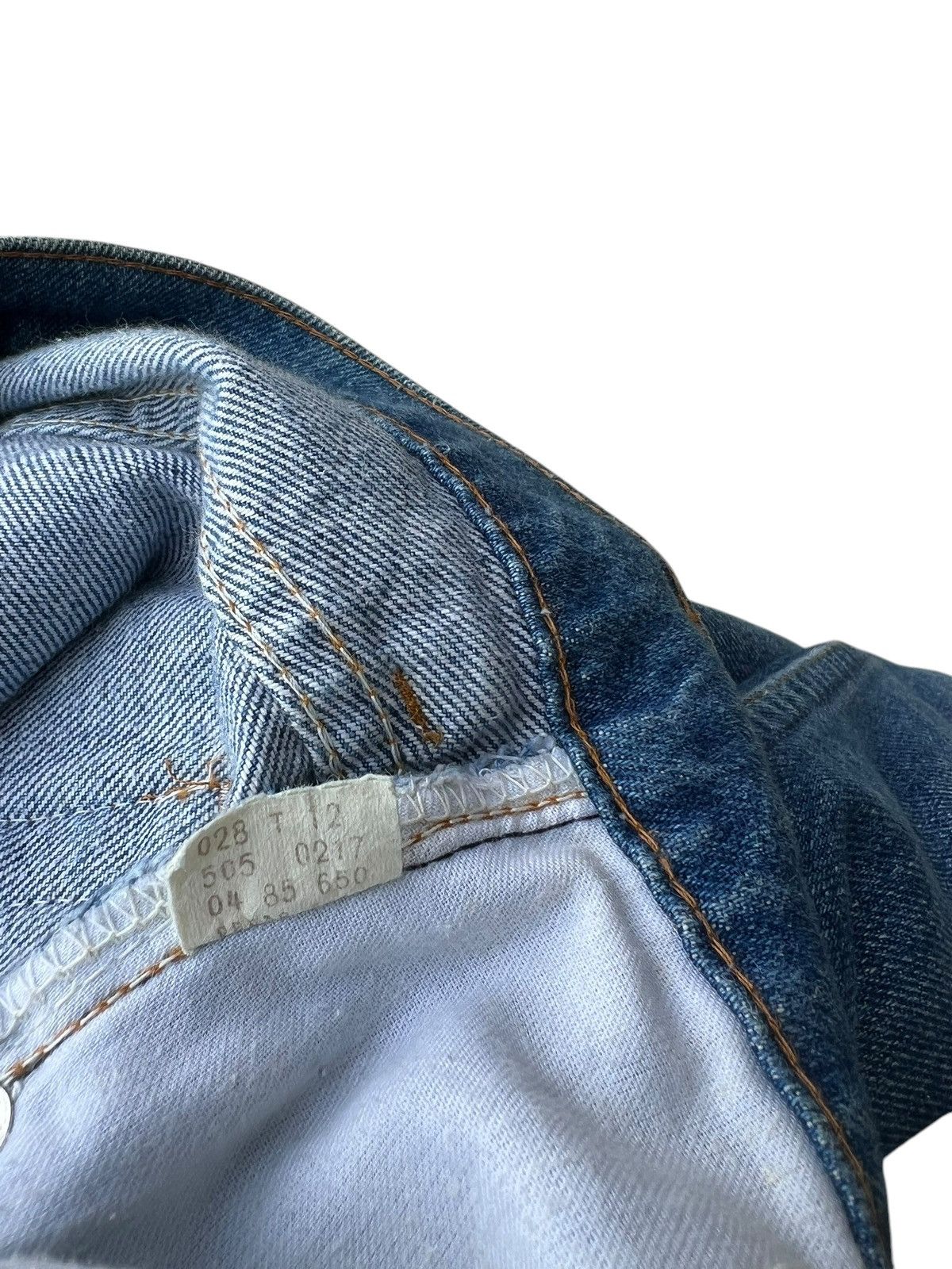 Levi's Vintage 80s Levi’s 505 Dirty Mud Denim Jeans Size US 31 - 25 Thumbnail