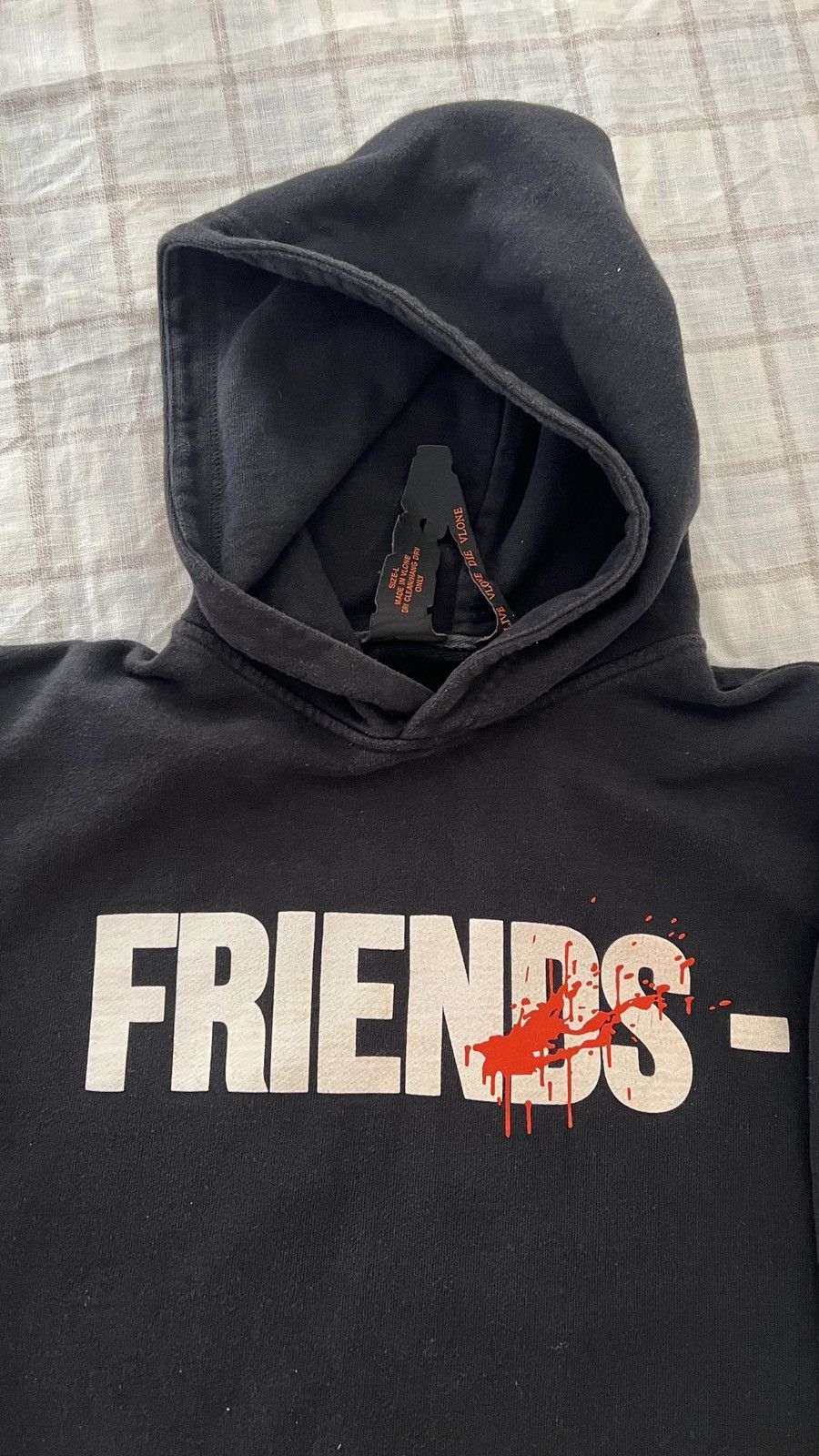 Vlone Vlone FRIENDS - First 48 Hoodie (Black) Size US M / EU 48-50 / 2 - 5 Thumbnail
