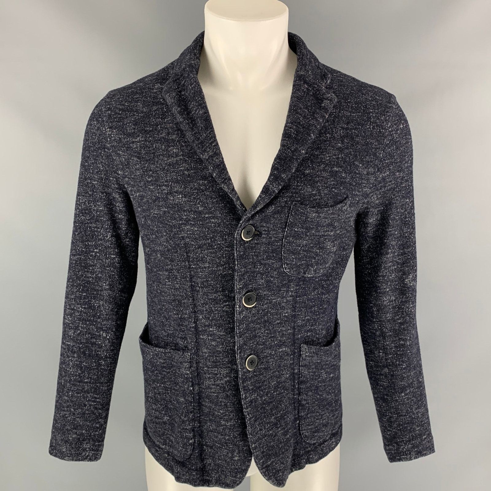 Barena BARENA Size XL Grey Heather Wool Blend Cardigan Size US M / EU 48-50 / 2 - 1 Thumbnail