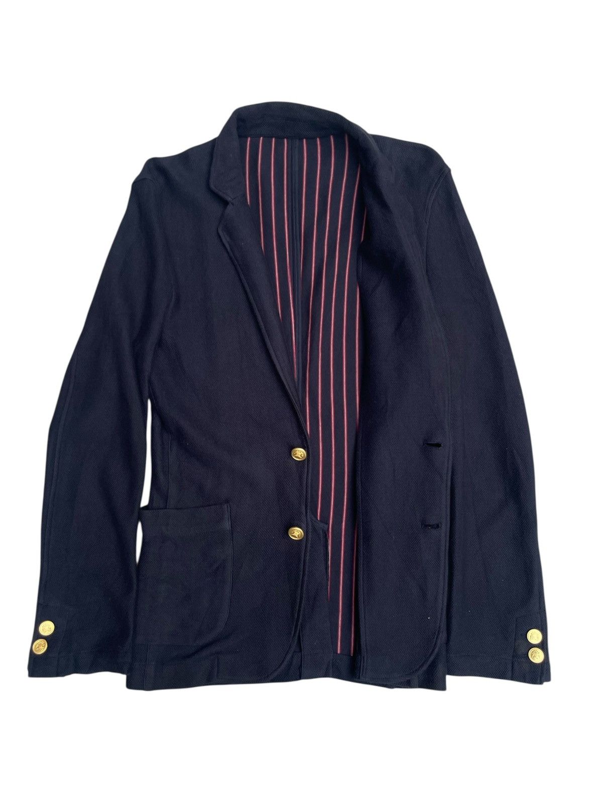 Ships Jet Blue SHIPS JET BLUE Navy Blazer – Gold Buttons & Crest, Size M Size US M / EU 48-50 / 2 - 2 Thumbnail