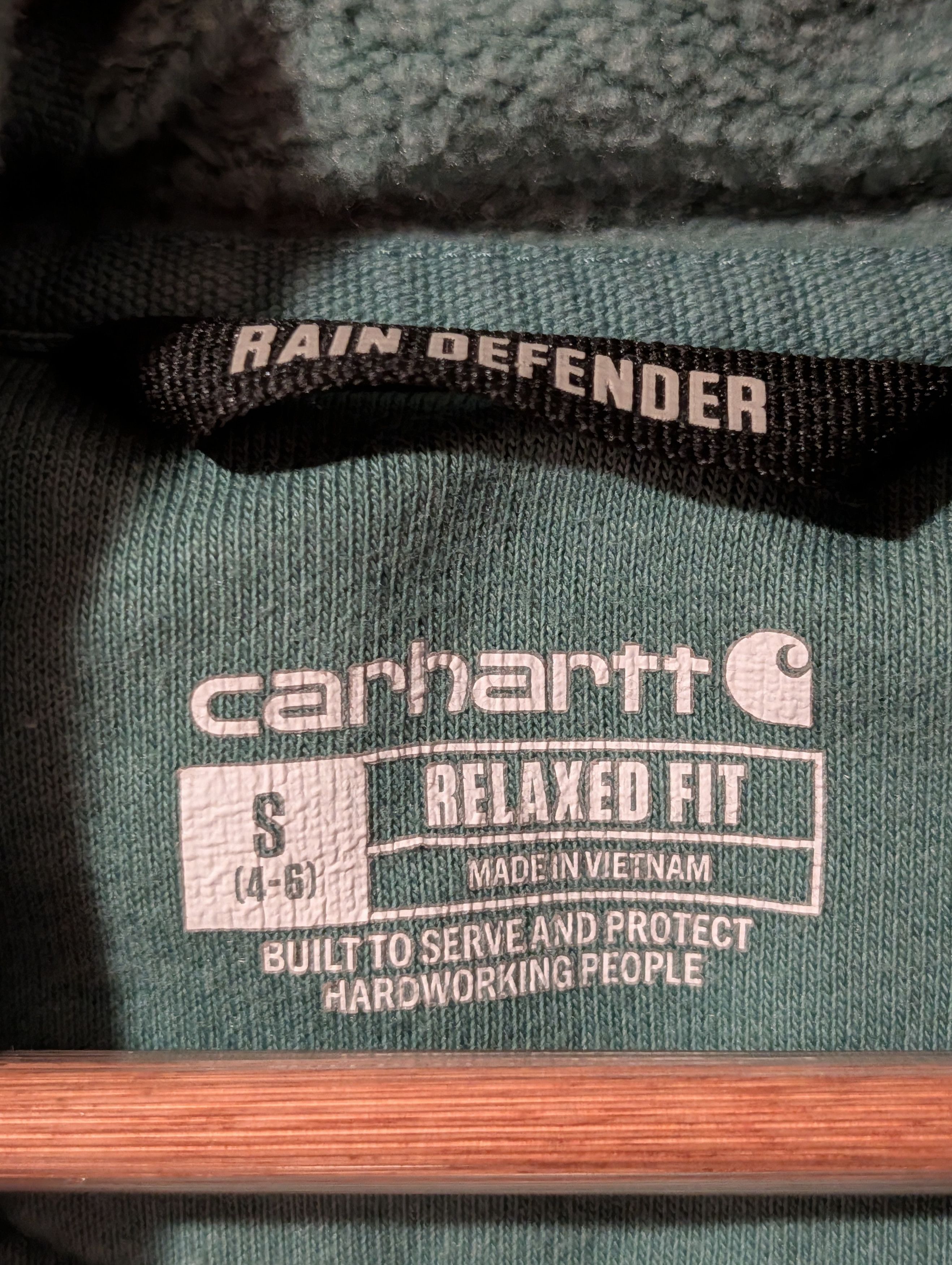 Carhartt Carhartt Rain Defender Hoodie Womens Teal Water Repellent Size S / US 4 / IT 40 - 6 Thumbnail