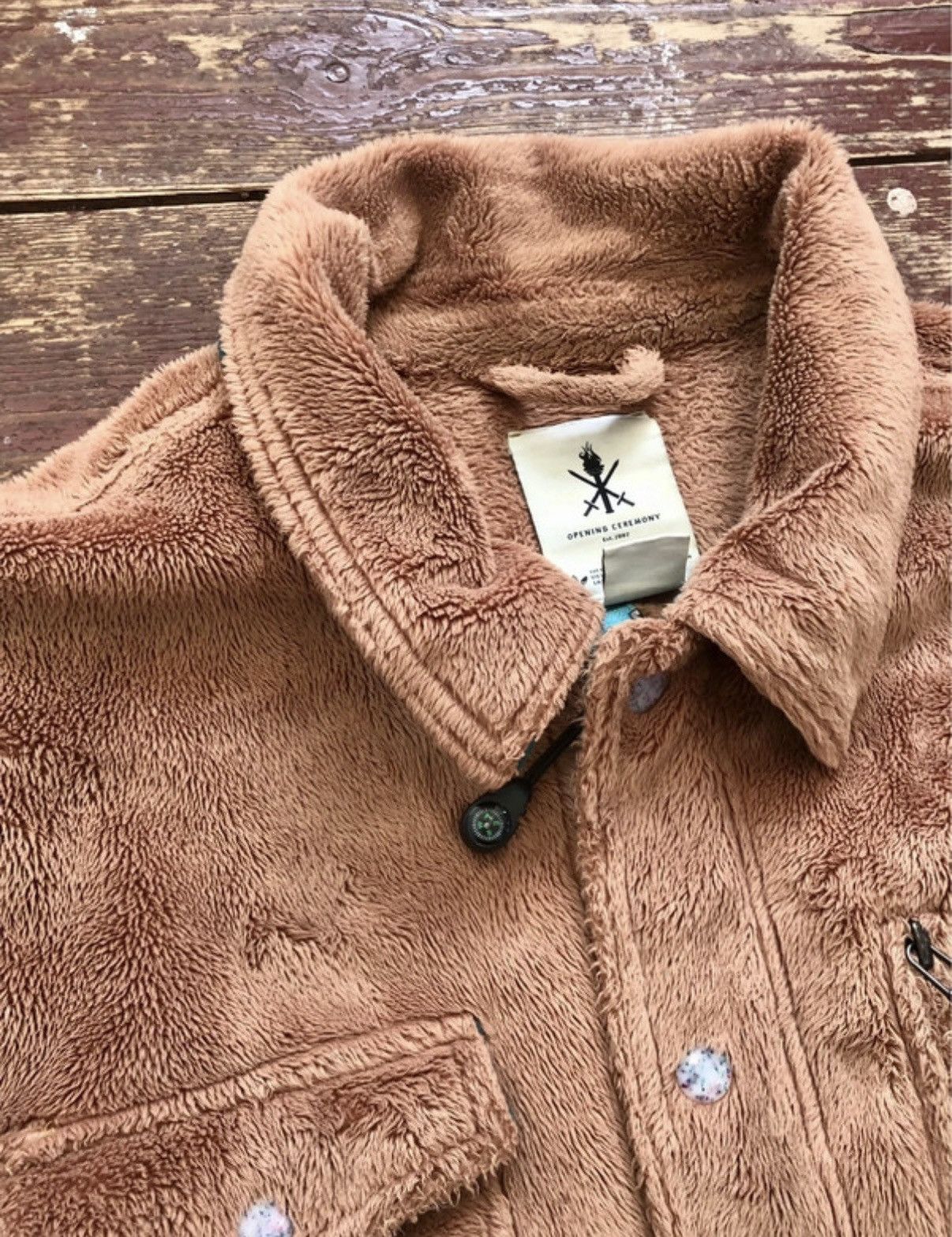 Adidas × Opening Ceremony Adidas Opening Ceremony Teddy Jacket Size US L / EU 52-54 / 3 - 4 Thumbnail