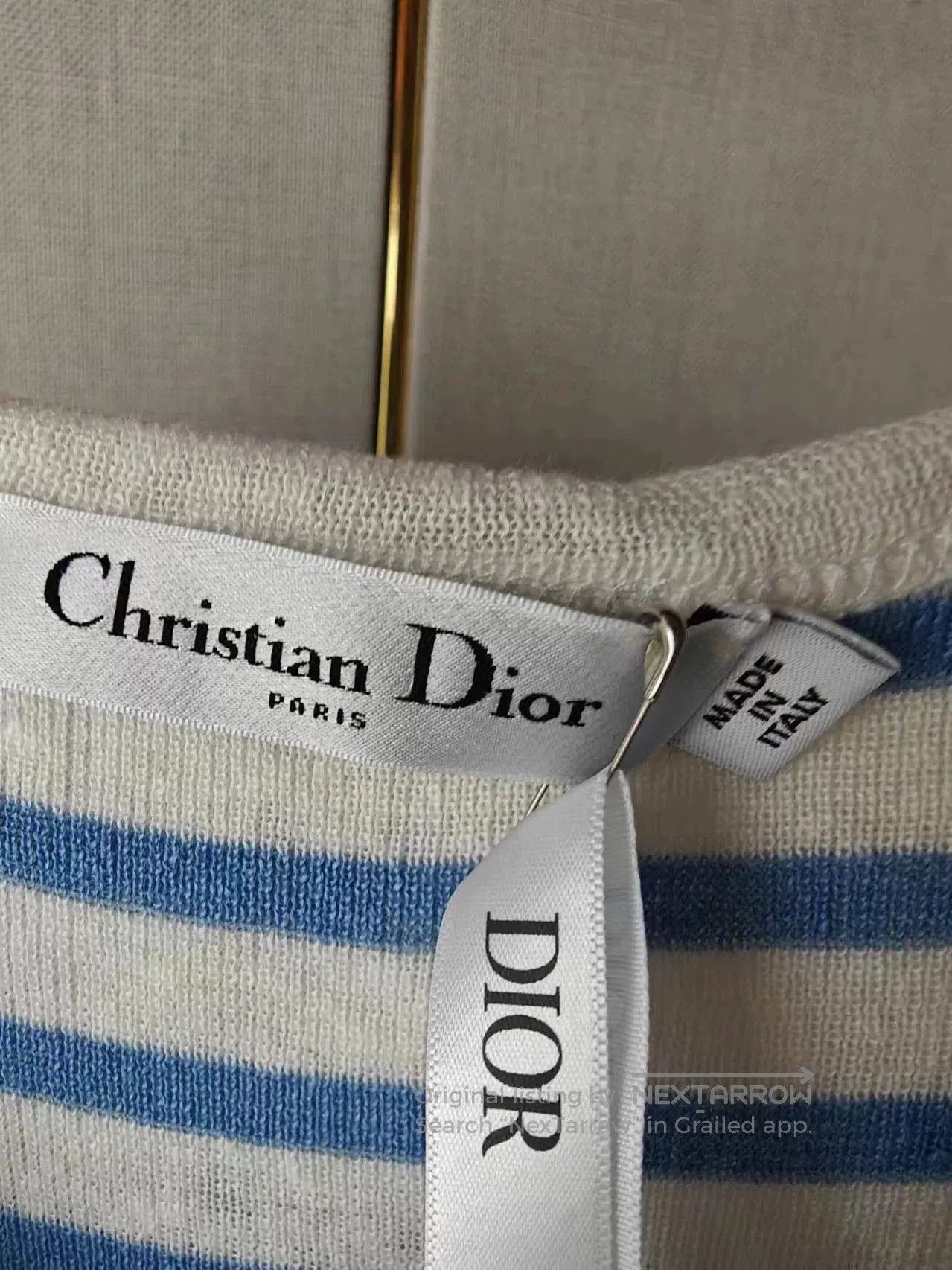 Dior Dior Authentic Striped Top. Size M / US 6-8 / IT 42-44 - 4 Thumbnail