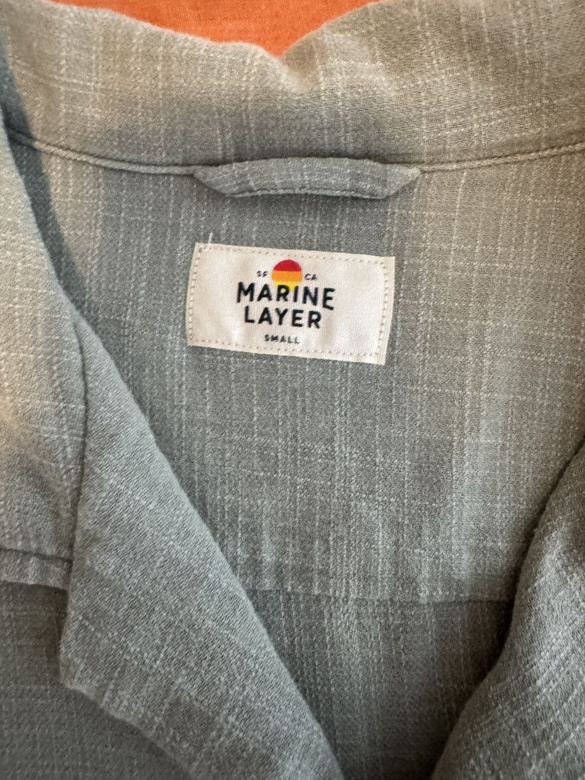 Marine Layer Marine Layer Guayabera Button-Down - Sage Green - Mens S Size US S / EU 44-46 / 1 - 3 Thumbnail