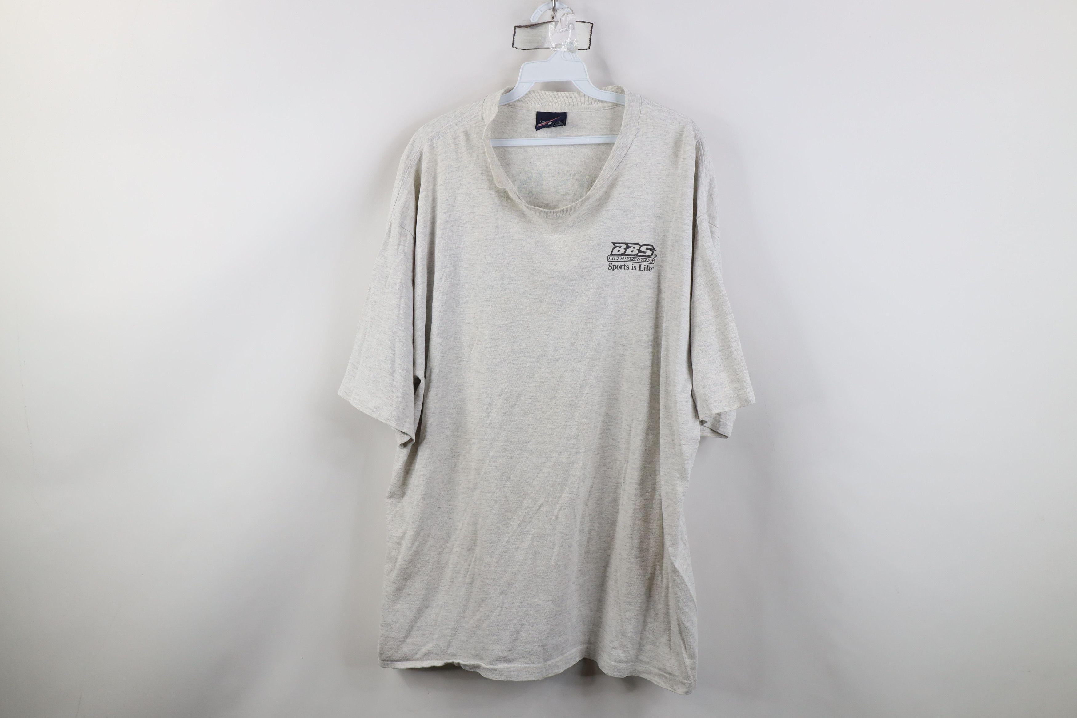 Vintage Vintage 90s Streetwear Sports Is Life T-Shirt Gray USA Size US XXL / EU 58 / 5 - 1 Thumbnail