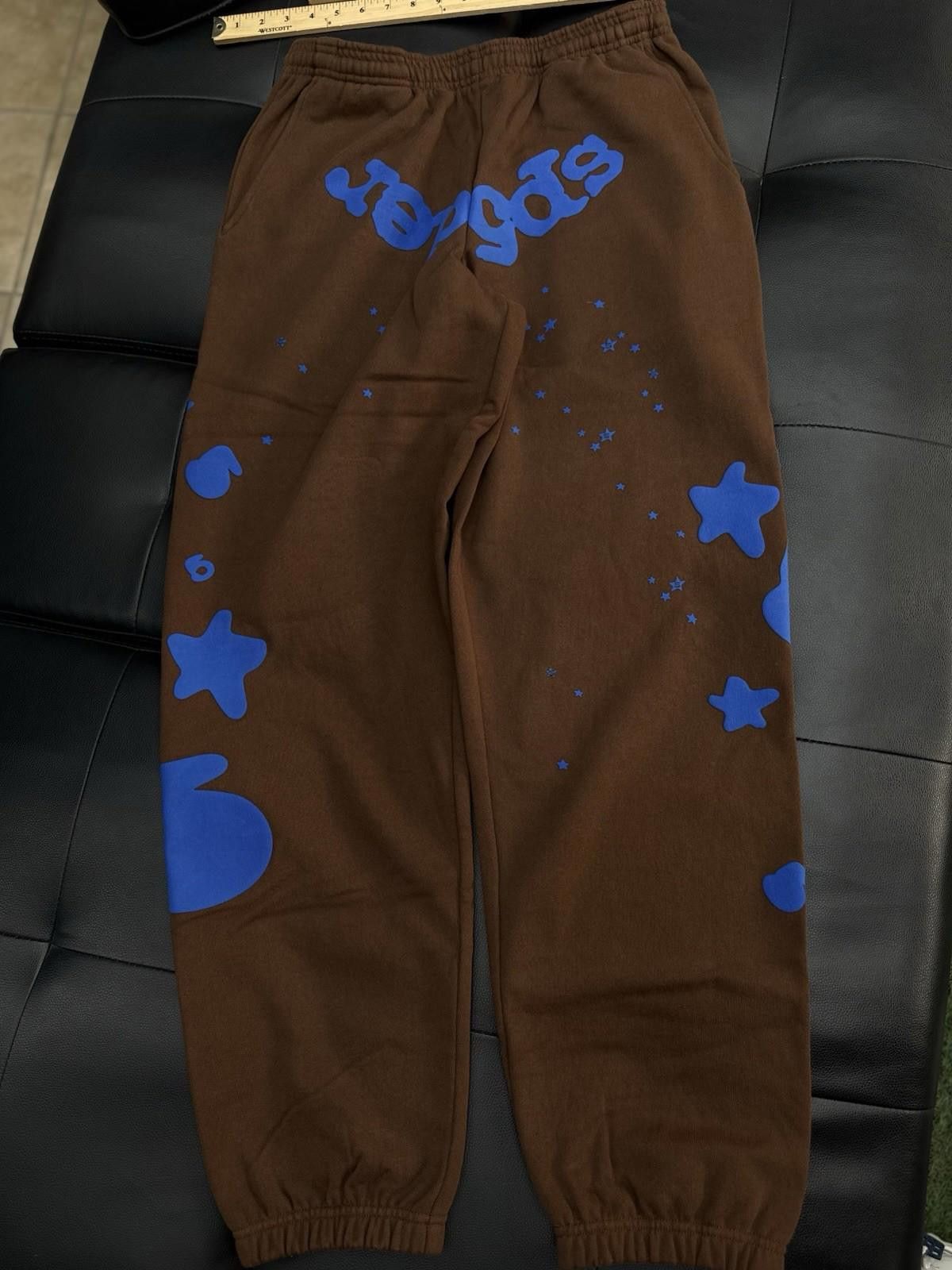 Other Size M - Sp5der Worldwide Brown/Blue Sweats Authentic Size US 32 / EU 48 - 1 Thumbnail