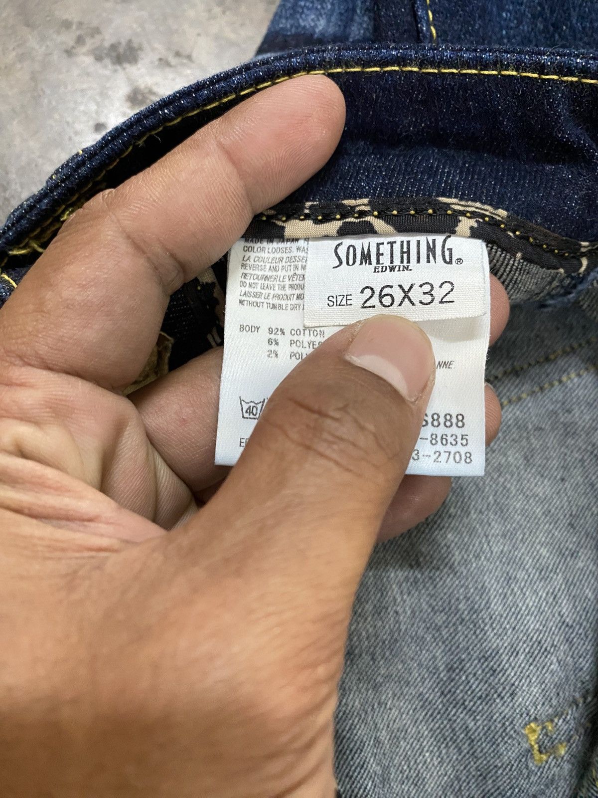 Edwin × If Six Was Nine × Le Grande Bleu (L.G.B.) Super Flare Something Neo Jean Pour Femme p188 Size 26" / US 2 / IT 38 - 13 Thumbnail