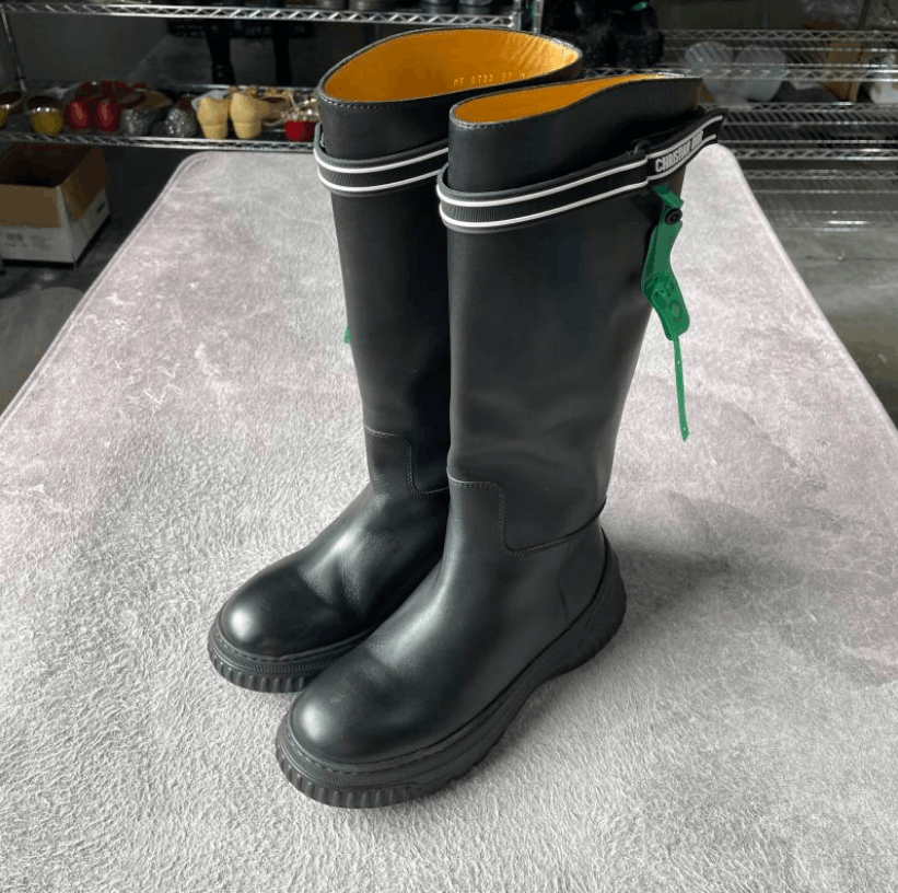 Dior Dior Calfskin Leather High Boot Size US 7 / IT 37 - 1 Thumbnail